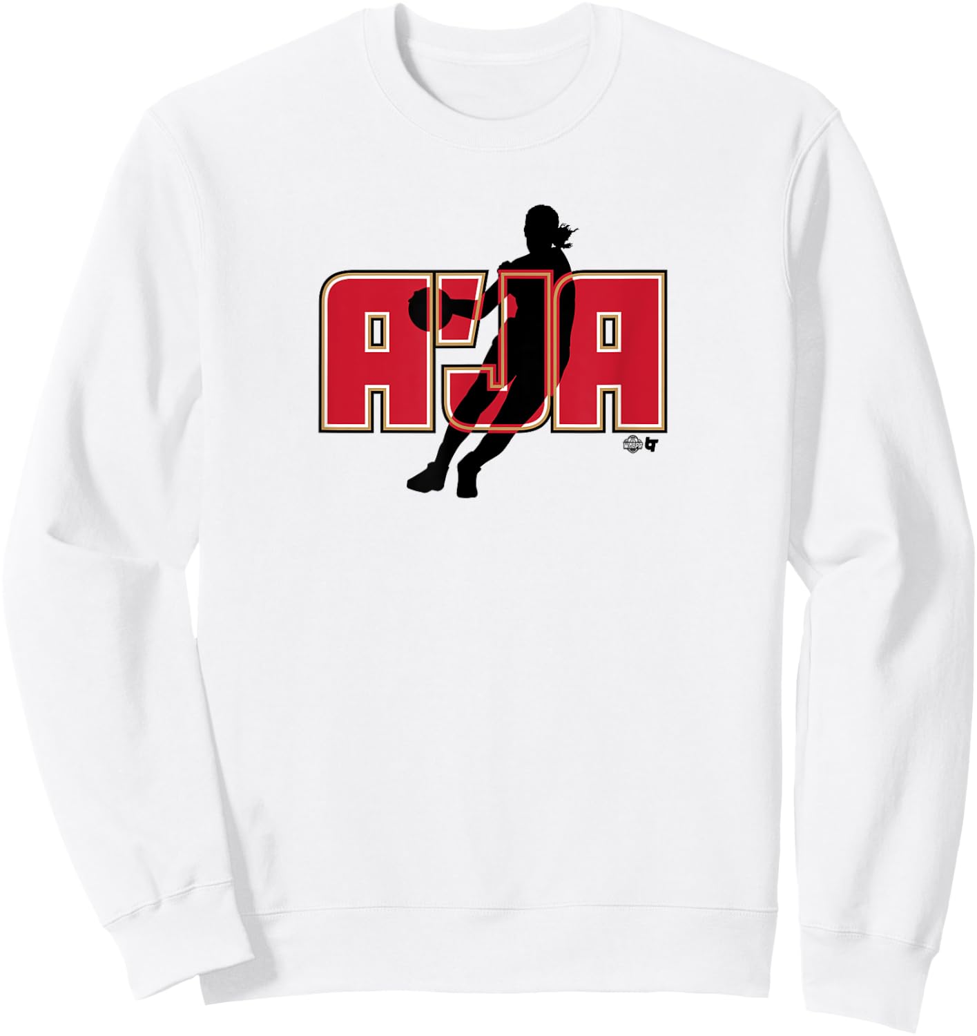 A'ja Wilson: A'JA - Las Vegas Basketball Sweatshirt - Sweatshirt | White