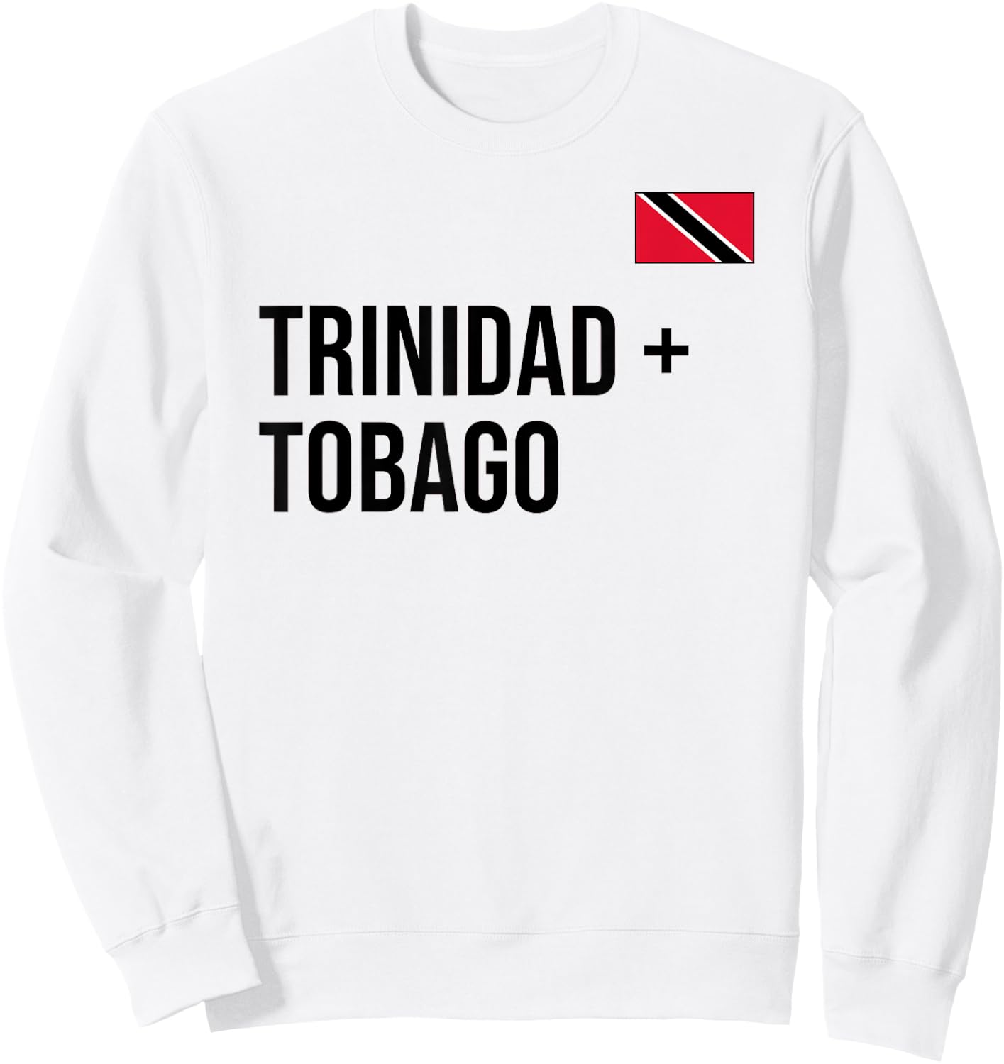 Trinidad and Tobago Sports Soccer Football Athletic Jersey Sweatshirt - Sweatshirt | White