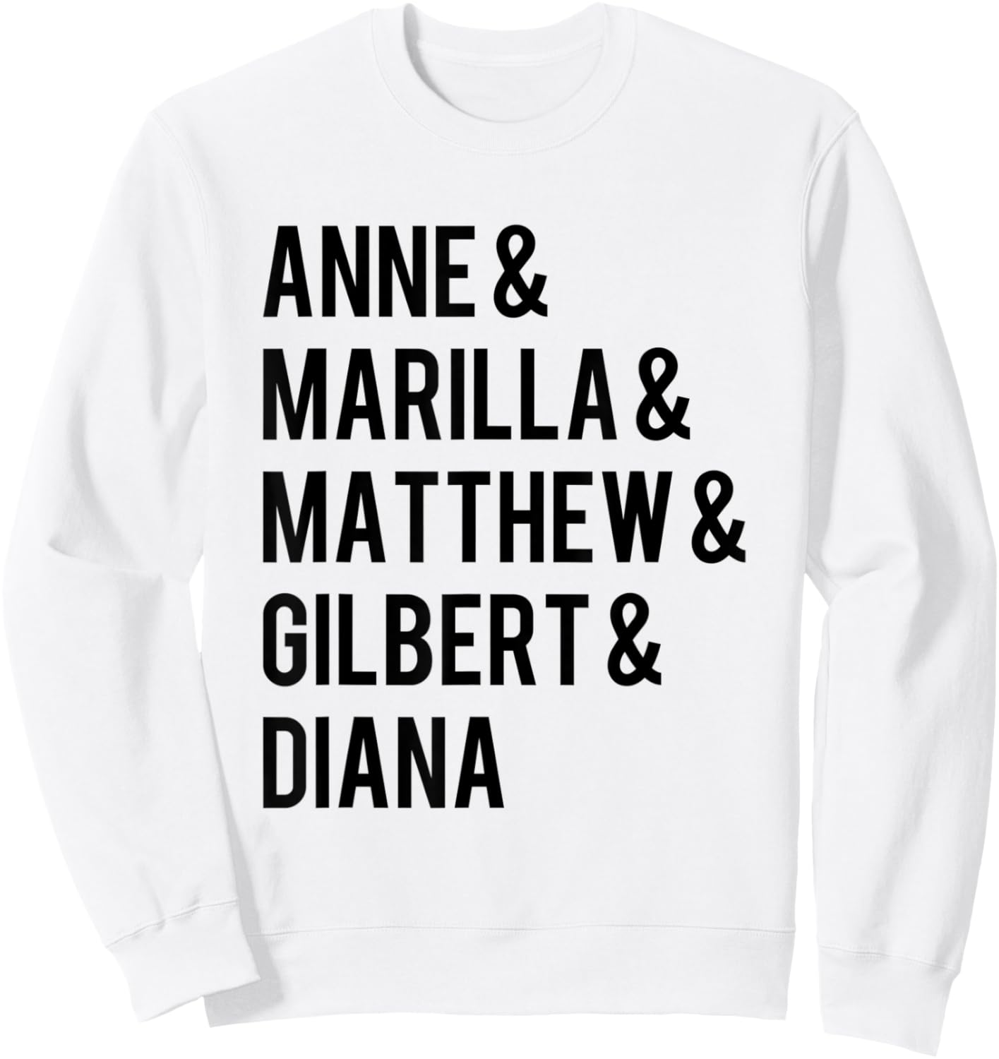 L.M. Montgomery Green Gables Favorite Characters Sweatshirt - Sweatshirt | White