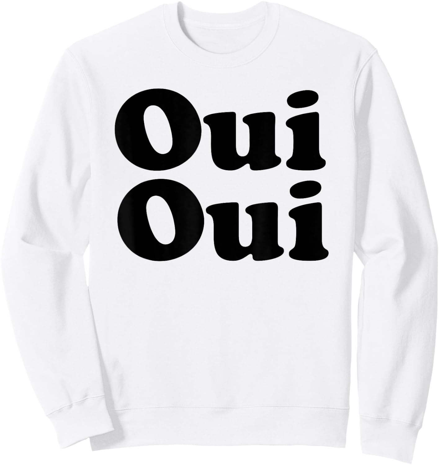 Oui Oui Blue Cotton Polyester , -Adults, -Kids, Short Sleeve, , Regular Fit, Small, Medium, 6, 16.5 Sweatshirt - Sweatshirt | White