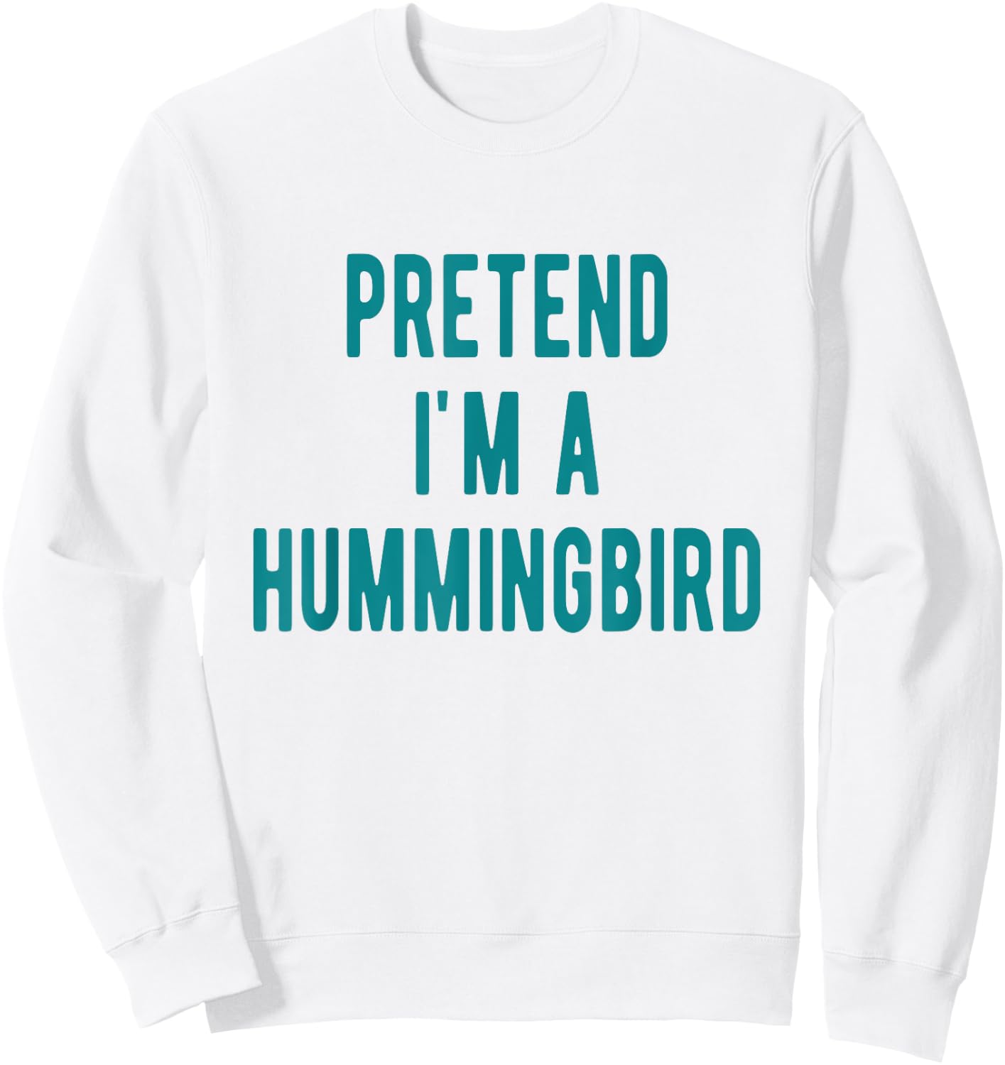 Hummingbird Costume Pretend I am a Hummingbird Bird Sweatshirt - Sweatshirt | White