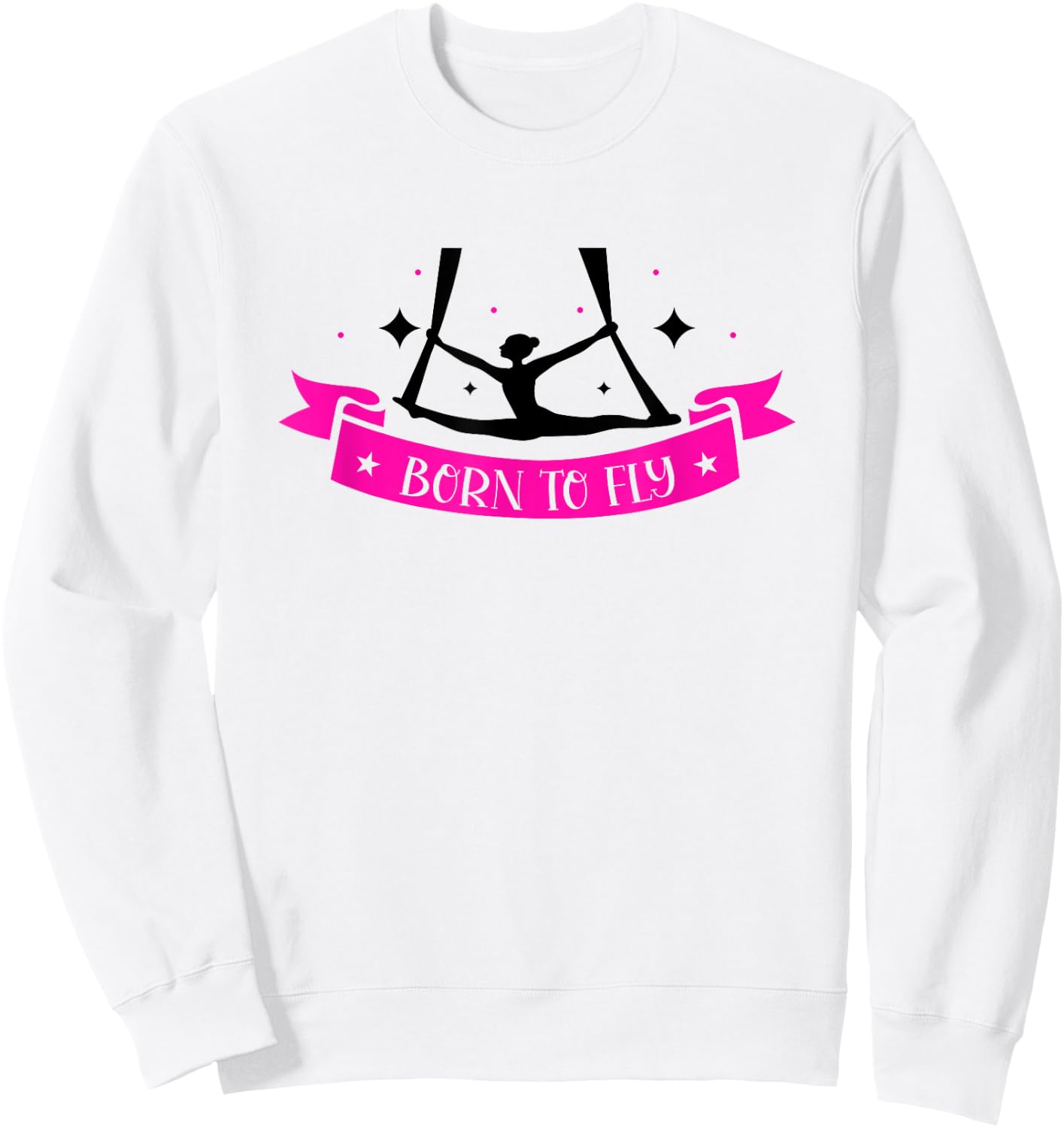 Aerial Yoga Aerial Silk Aerialist Sweatshirt - Sweatshirt | White