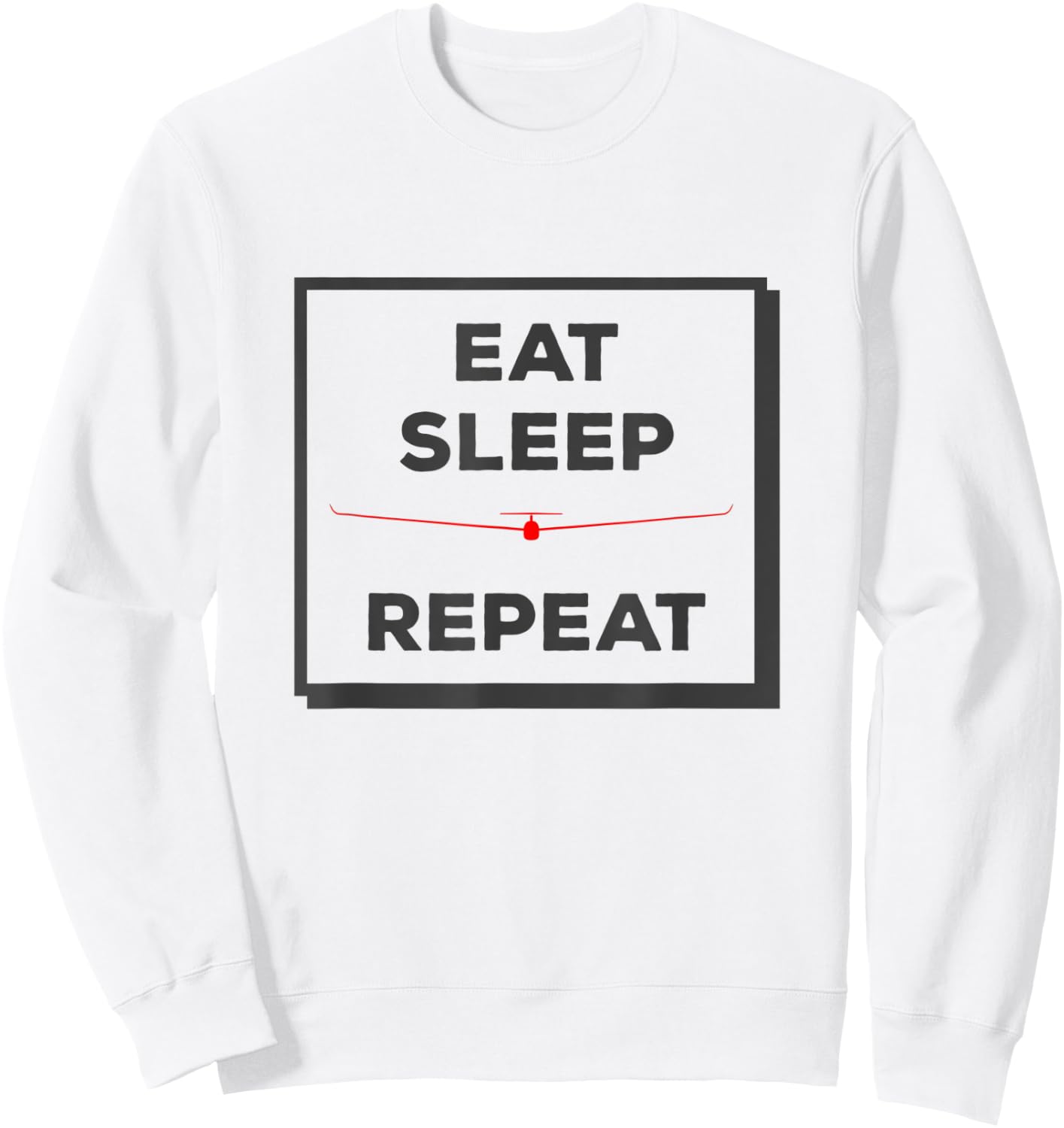 Glider glider pilot funny flying saying Sweatshirt - Sweatshirt | White