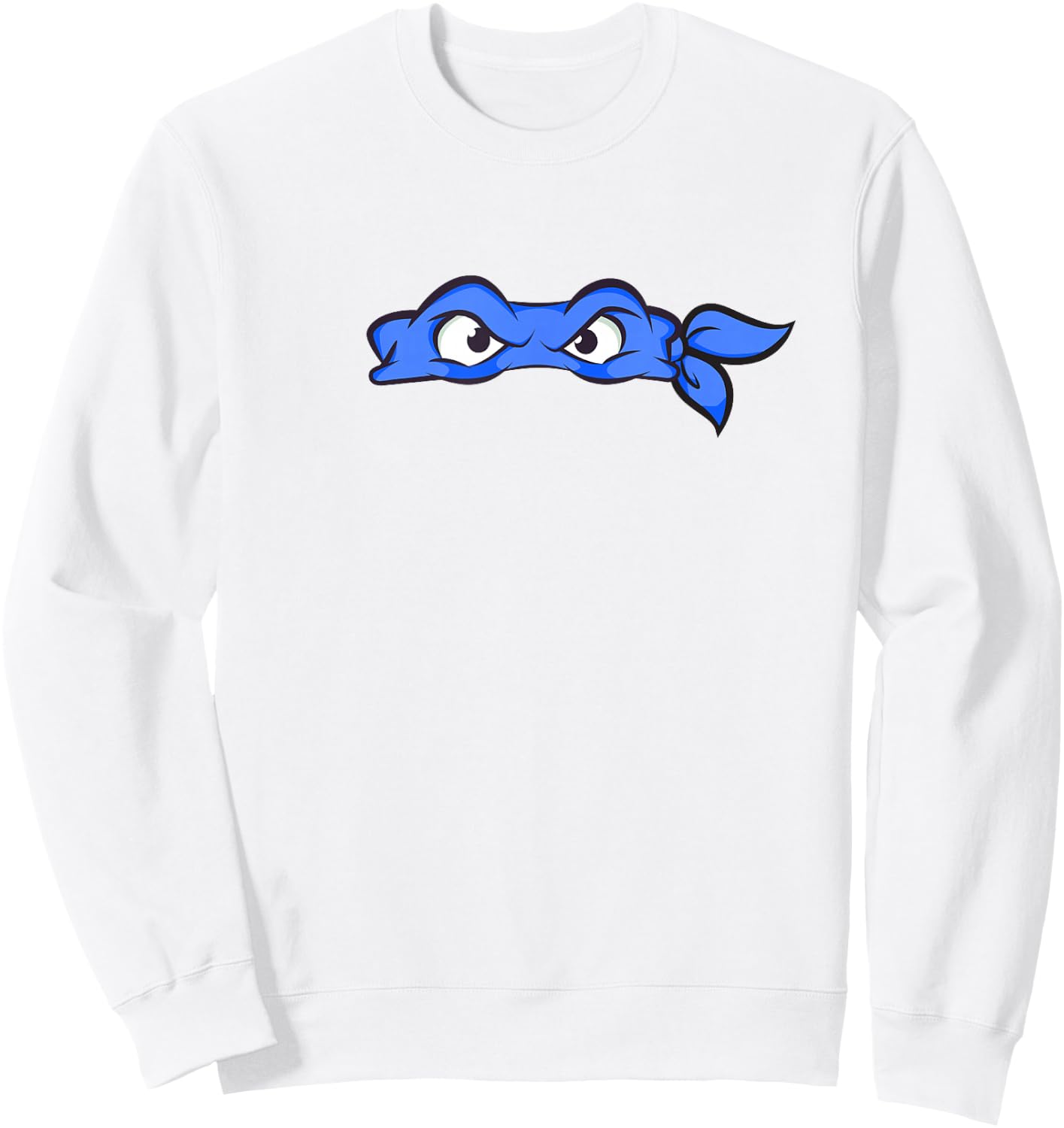 Teenage Mutant Ninja Turtles Vintage Leonardo Ninja Mask Sweatshirt - Sweatshirt | White