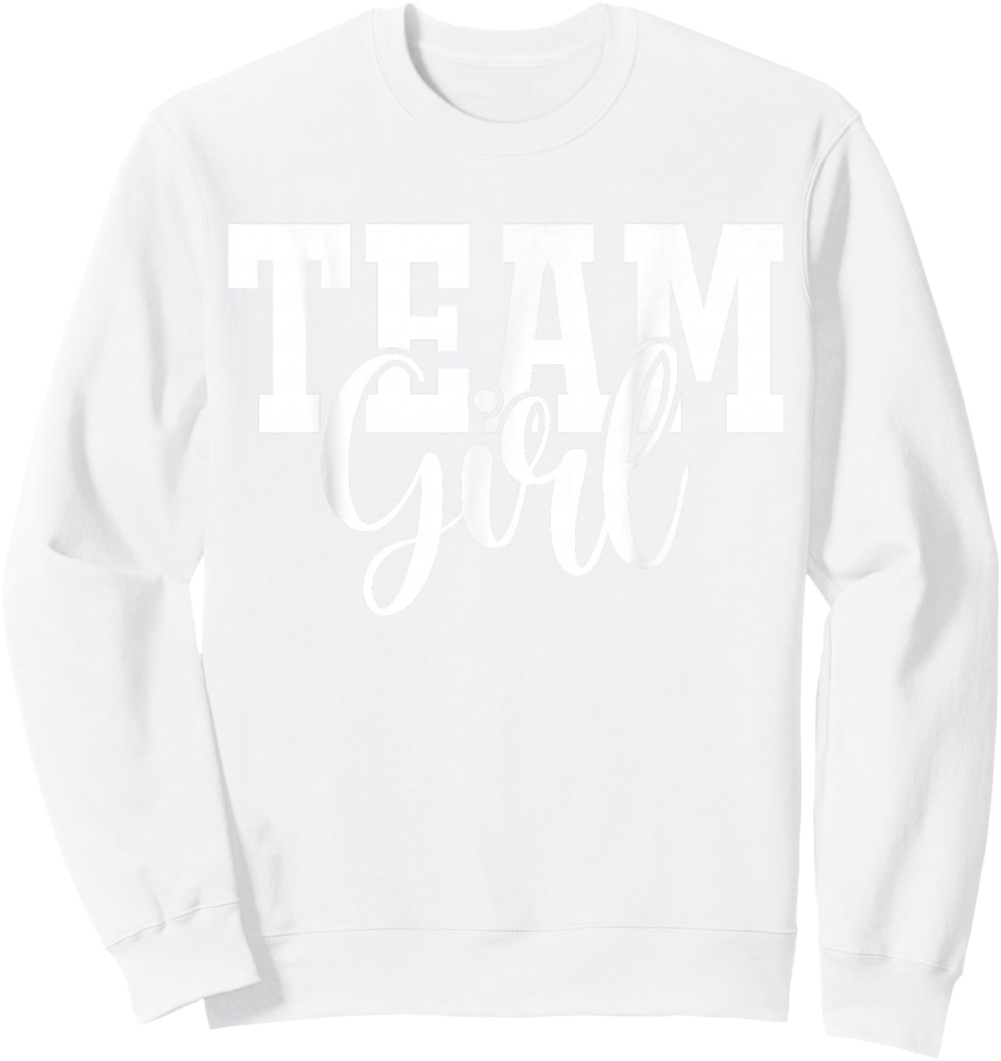 Pink Team Girl Team Boy Gender Reveal Party Matching Family Sweatshirt - Sweatshirt | White