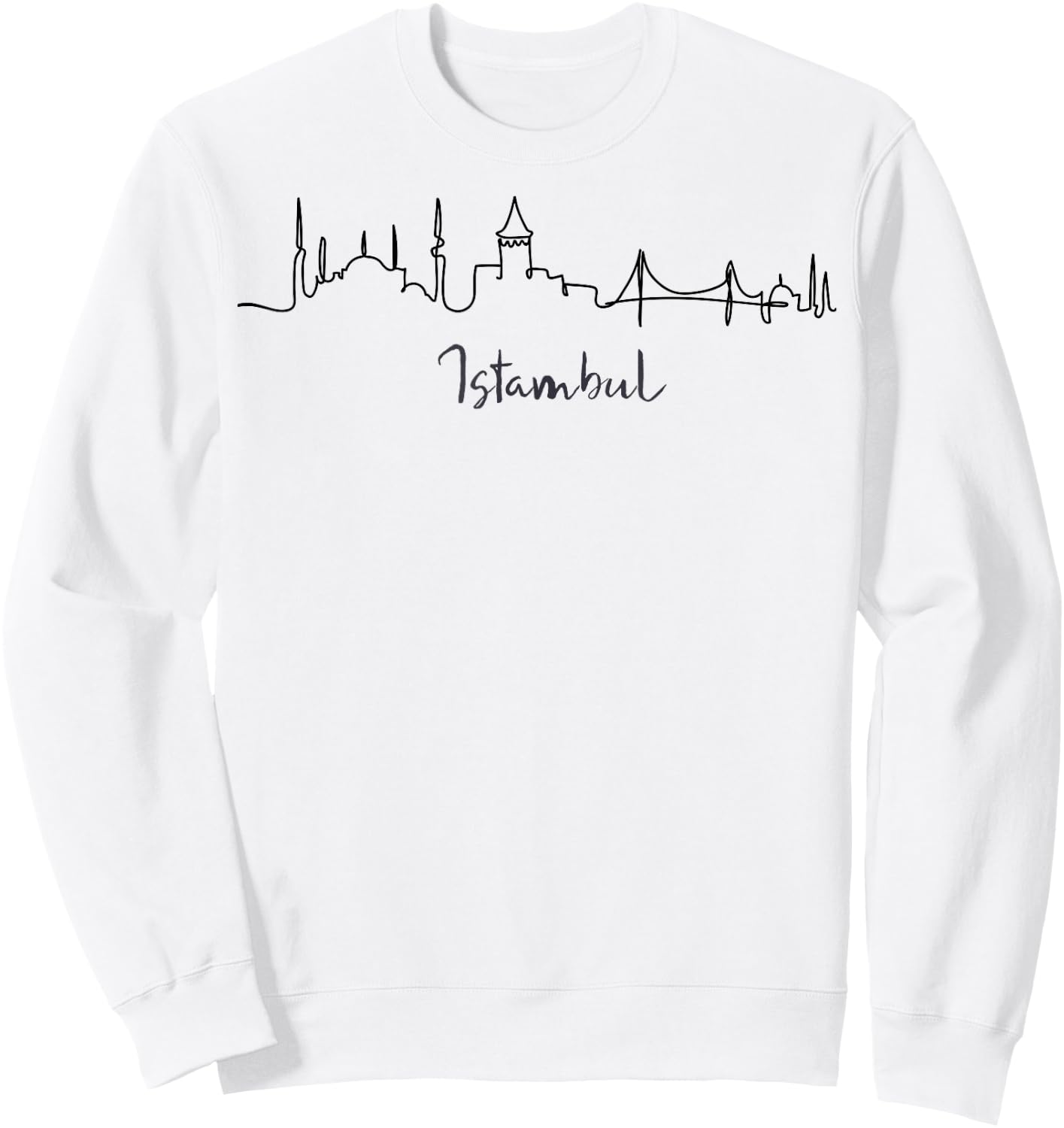 Travel Europe Asia Istanbul Turkey Turkish Beach Vacation Sweatshirt - Sweatshirt | White