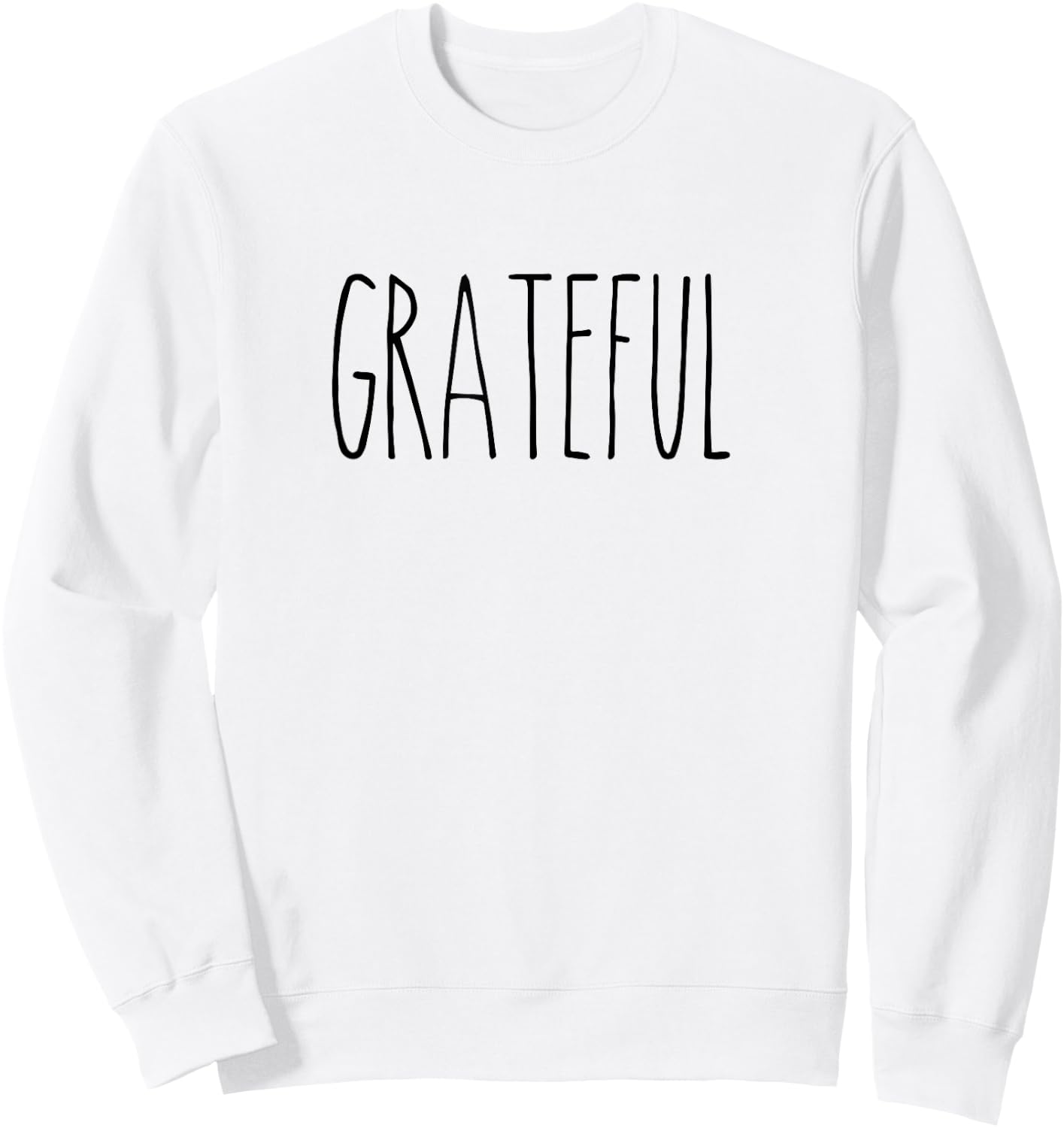 Rae inspired Dunn thankful blessed thanksgiving grateful Sweatshirt - Sweatshirt | White