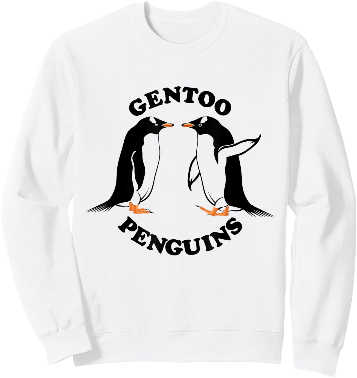 Gentoo Penguins Sweatshirt - Sweatshirt | White