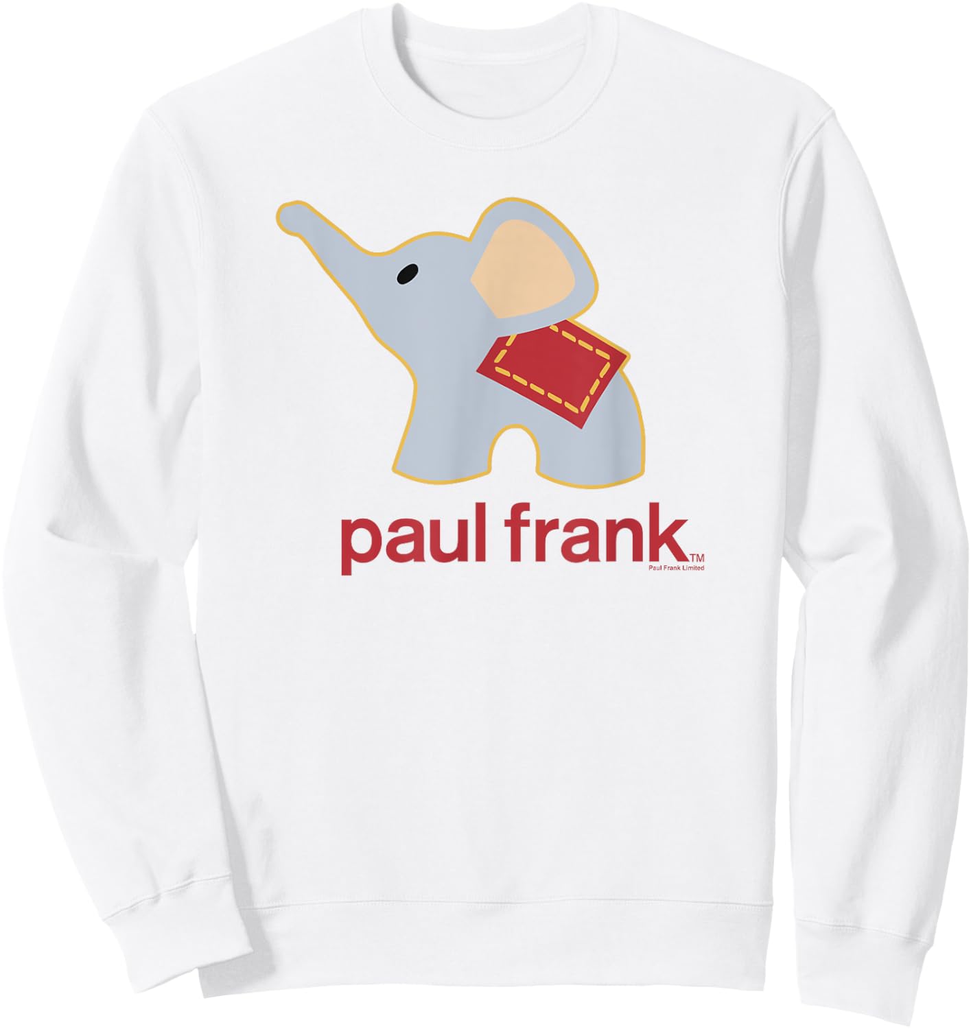 Paul Frank Ellie The Elephant Trunk Pointing Sweatshirt - Sweatshirt | White