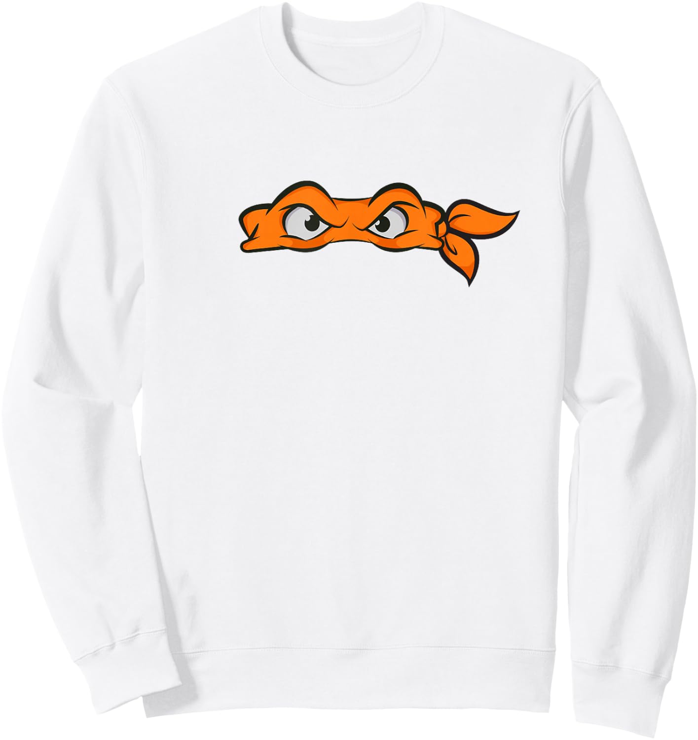 Teenage Mutant Ninja Turtles Vintage Michelangelo Ninja Mask Sweatshirt - Sweatshirt | White