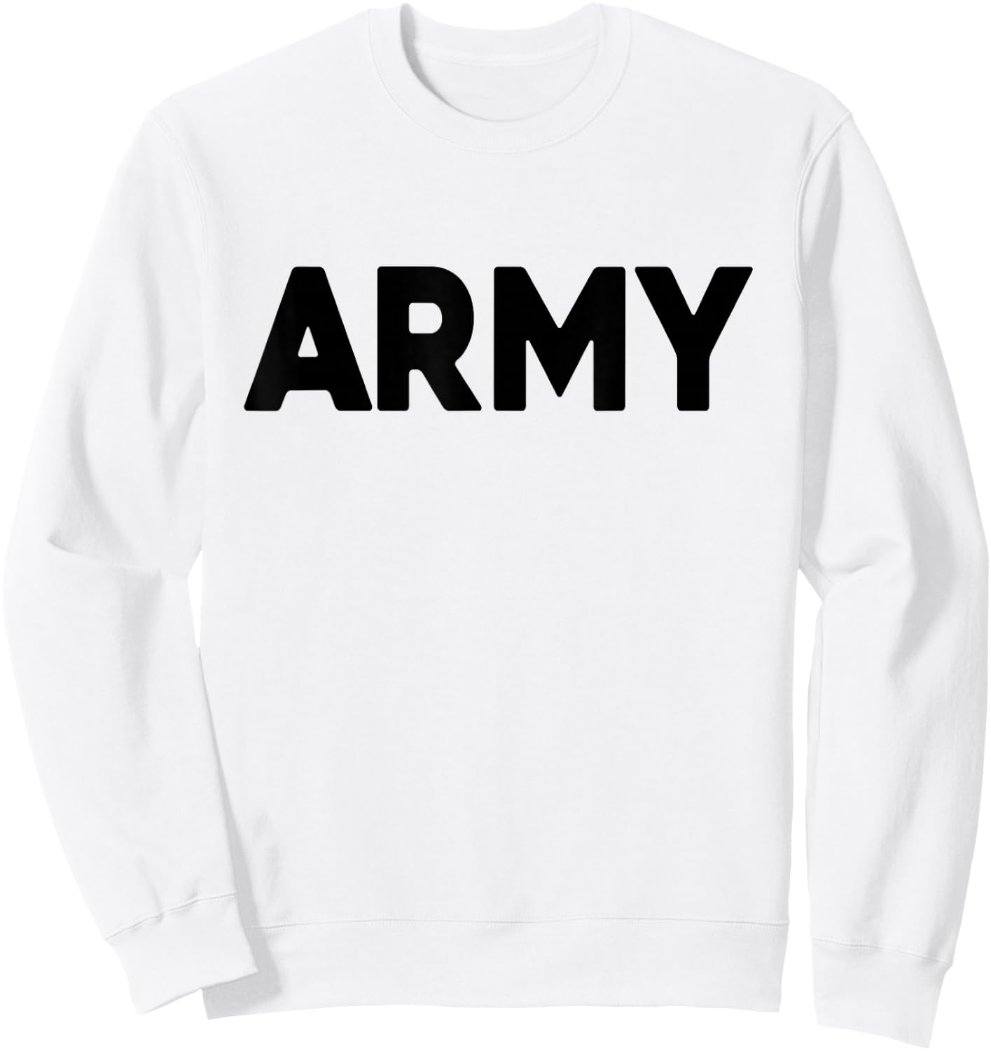 Army Physical Training Vintage USA Soldier Military Green US Sweatshirt - Sweatshirt | White