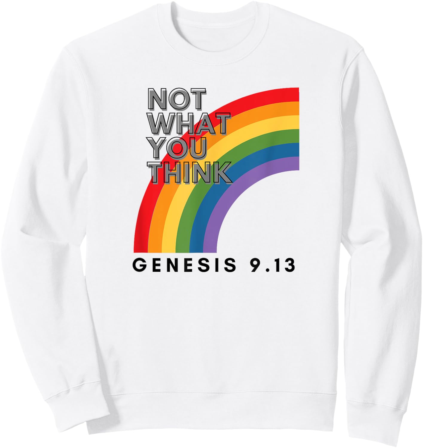 Genesis 9:13 Sweatshirt - Sweatshirt | White