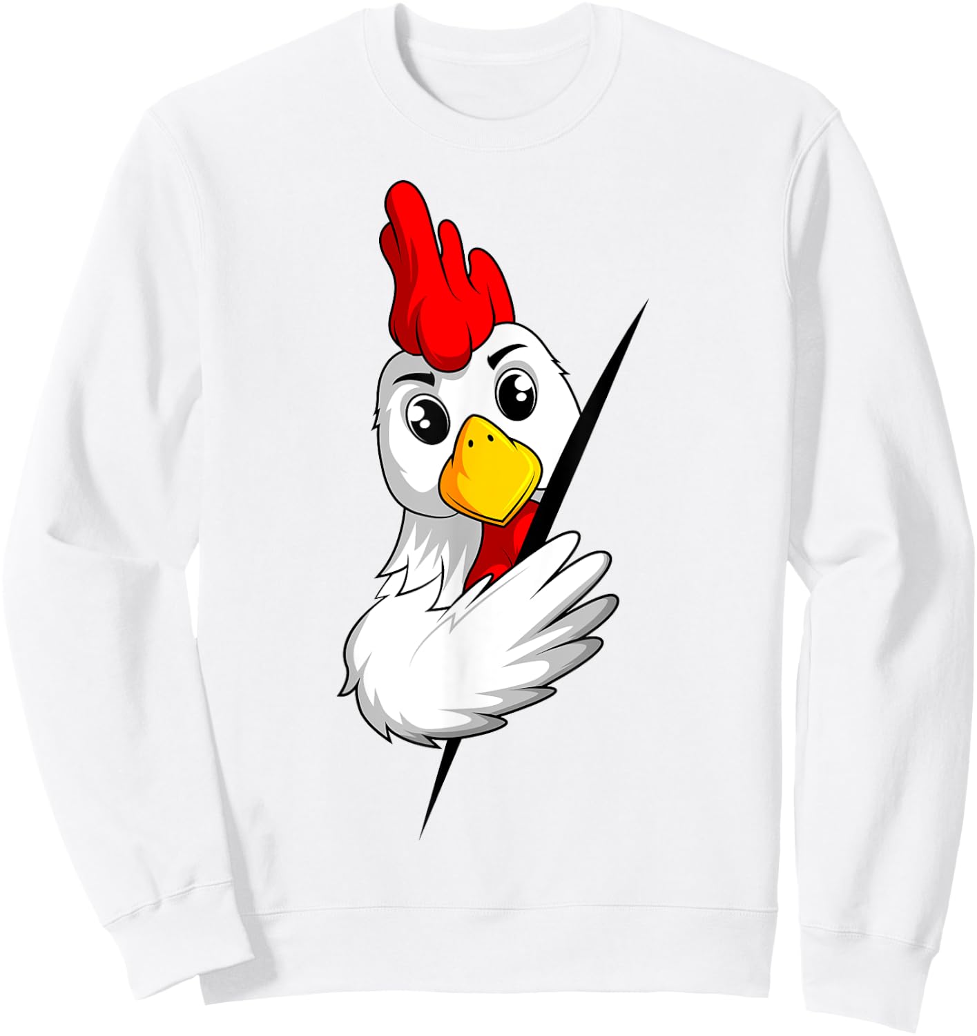Chicken Farmer Kids Women Boys Girls Sweatshirt - Sweatshirt | White