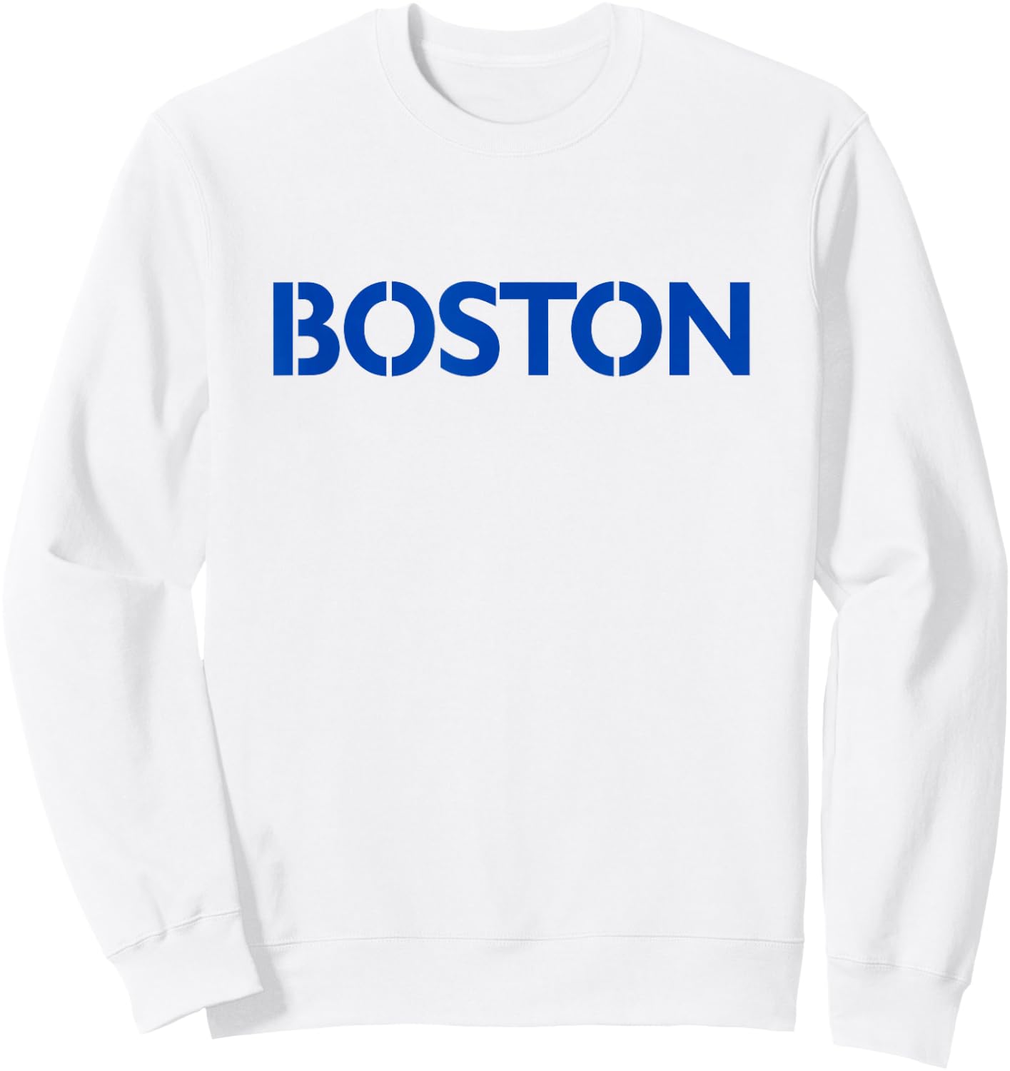 Retro Yellow Boston Vintage Throwback Running Sweatshirt - Sweatshirt | White