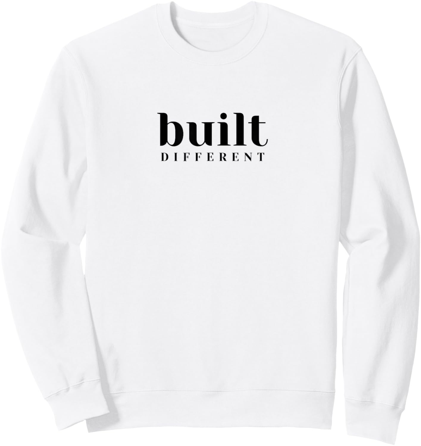 Gym Pump Cover Built Different for Weightlifting & Workouts Sweatshirt - Sweatshirt | White