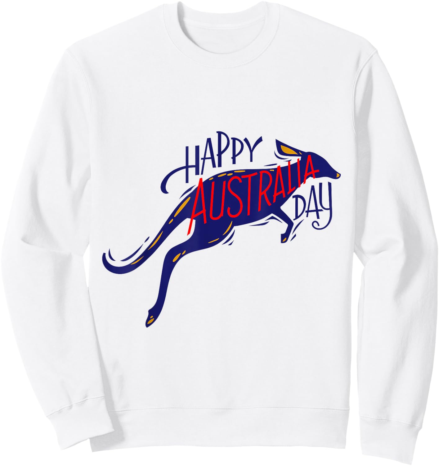 Australia Day Kangaroo Australia Proud Aussie Roo Kangaroo Sweatshirt - Sweatshirt | White