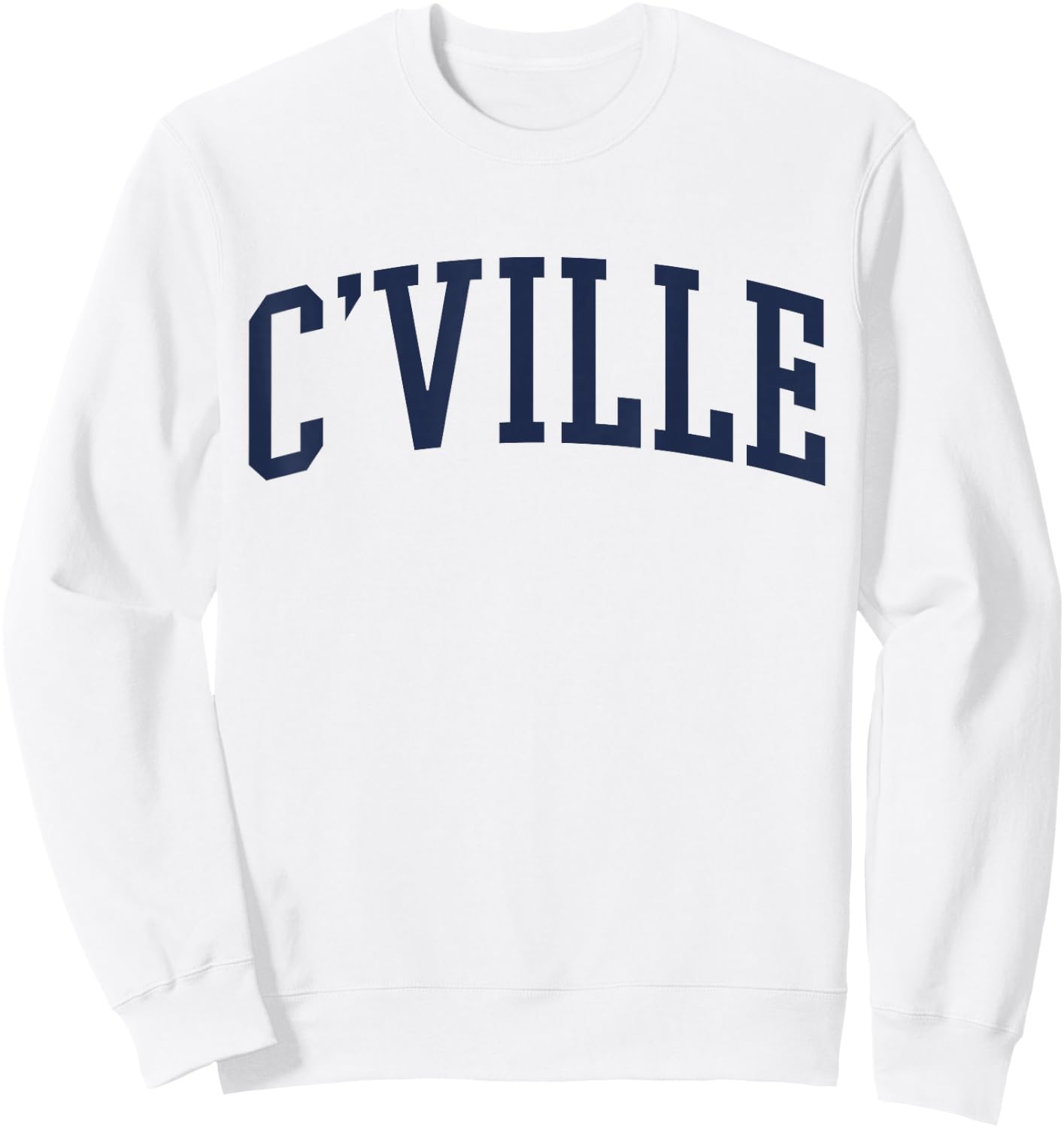 C'ville Charlottesville VA Virginia Vintage Classic Sweatshirt - Sweatshirt | White