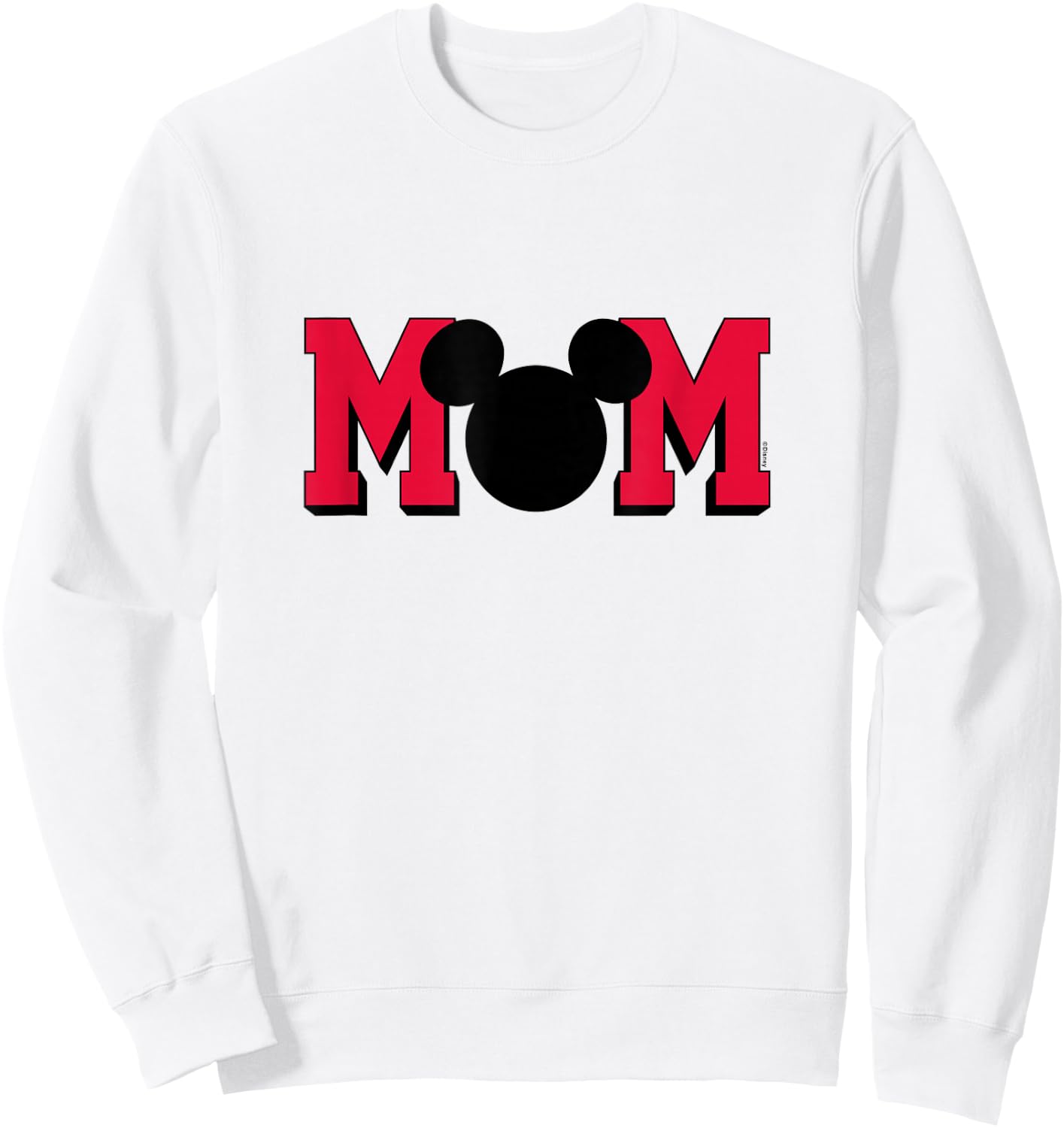 Disney - Mom Mickey Mouse Silhouette Sweatshirt - Sweatshirt | White