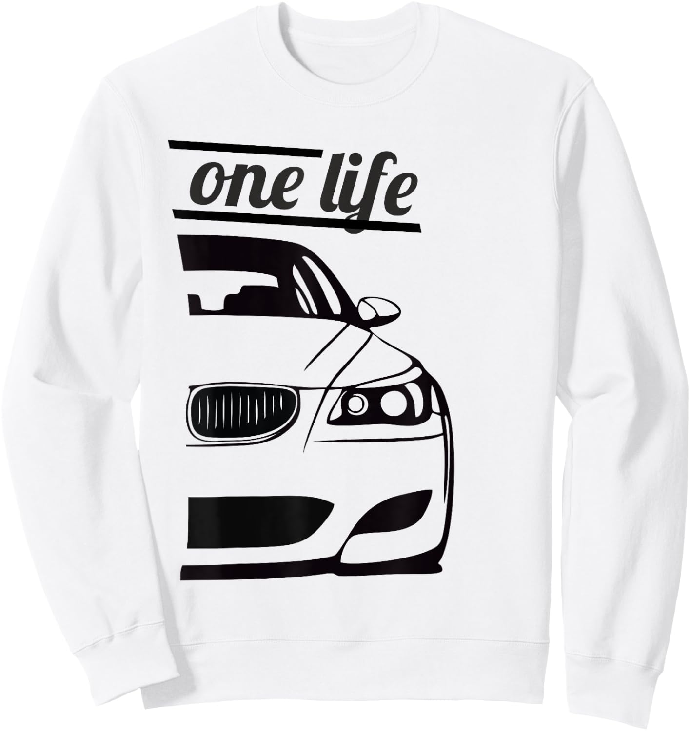 E60 5 Series - One Love One Life (Part 2/2) Sweatshirt - Sweatshirt | White