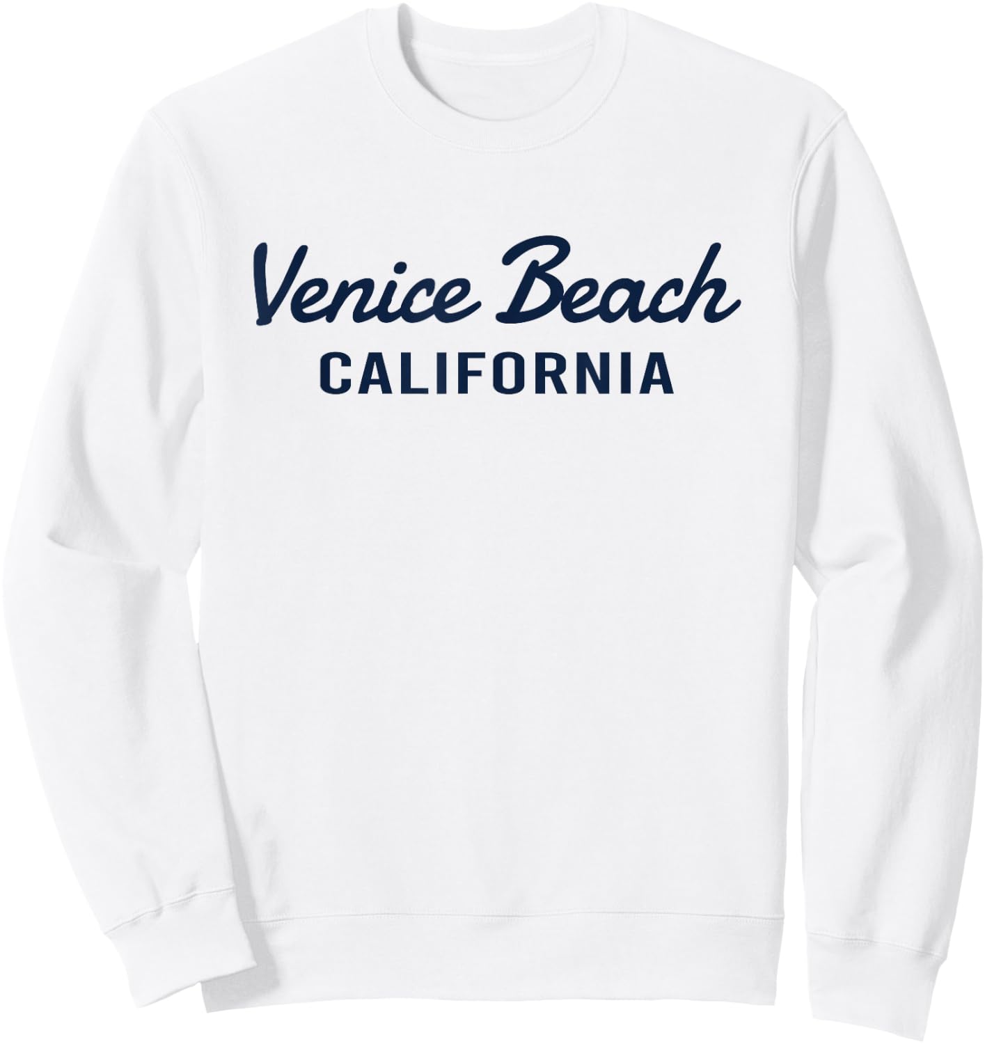 Venice Beach - California - Throwback Design - Classic Sweatshirt - Sweatshirt | White
