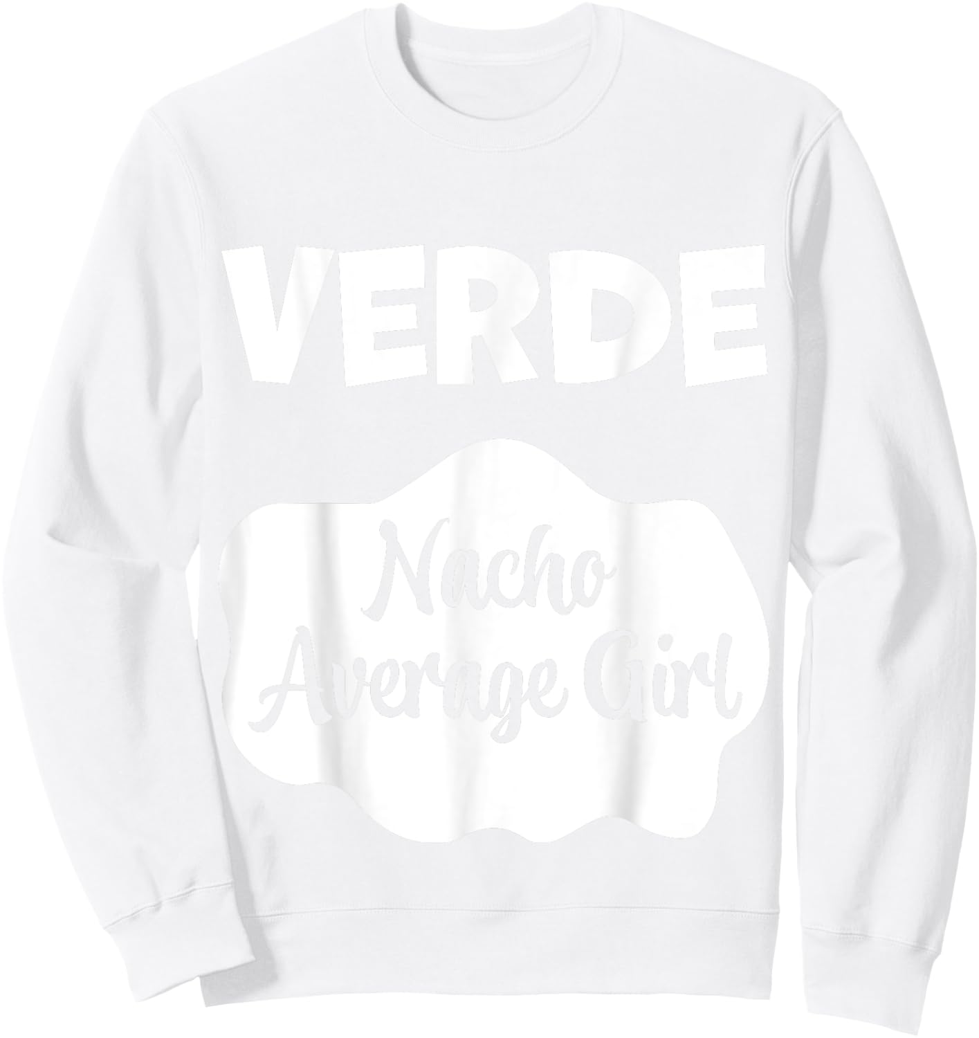 Verde Taco Sauce Costume Women Men Kids Halloween Sweatshirt - Sweatshirt | White
