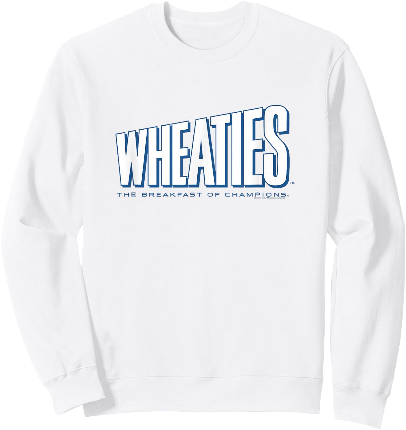 Wheaties The Breakfast Of Champions Iconic Classic Logo Sweatshirt - Sweatshirt | White
