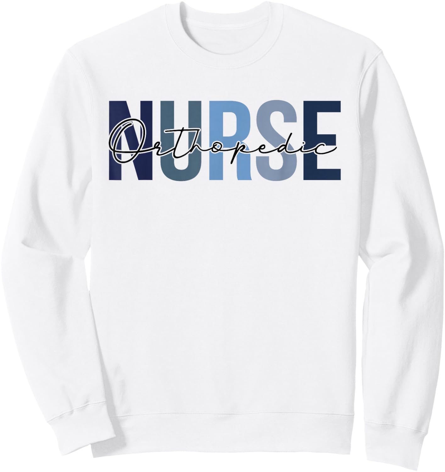 Retro Orthopedic Nurse Gifts Nursing Apparel Sweatshirt - Sweatshirt | White