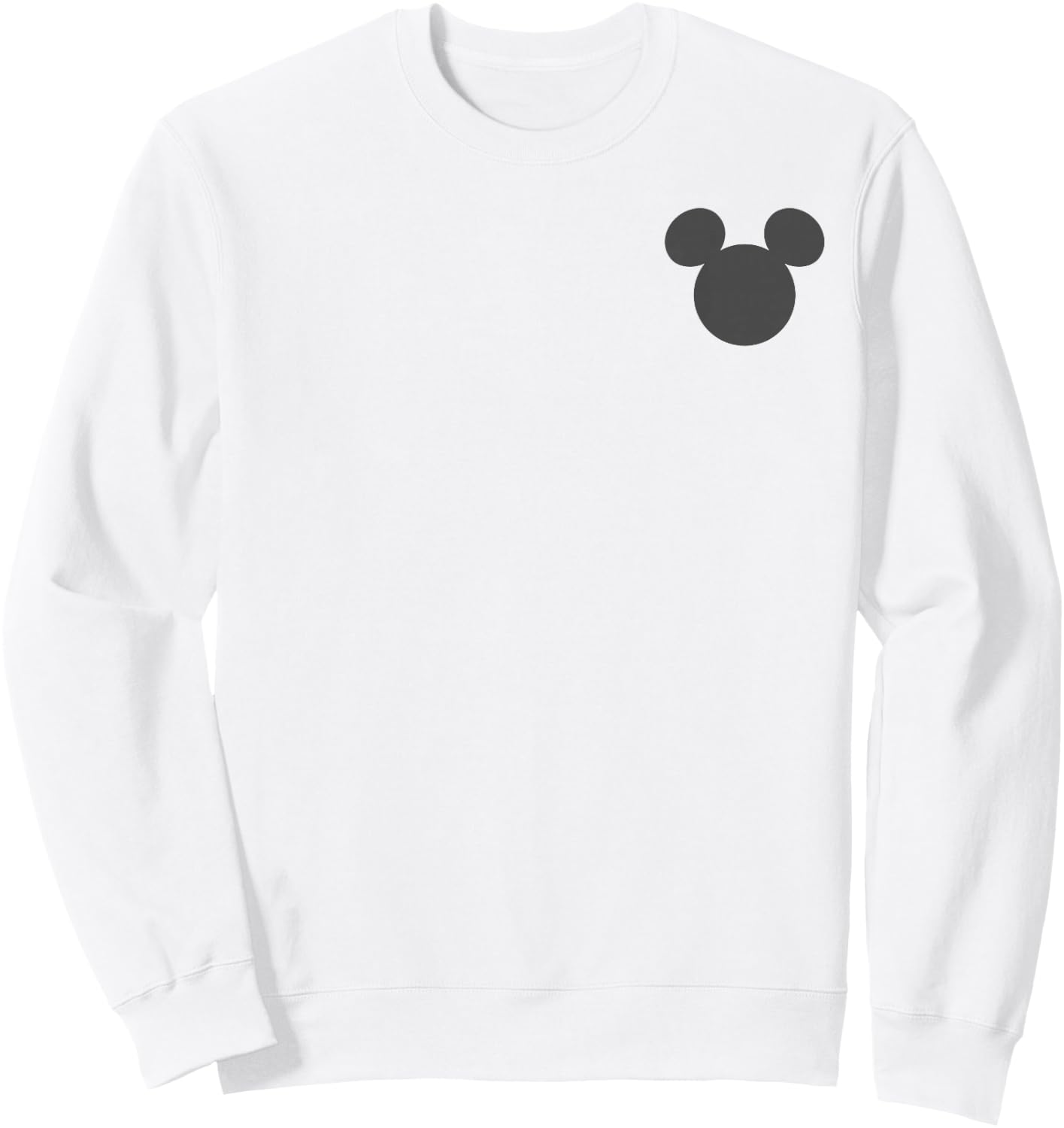 Disney Mickey and Friends Mickey Silhouette Front & Back Sweatshirt - Sweatshirt | White