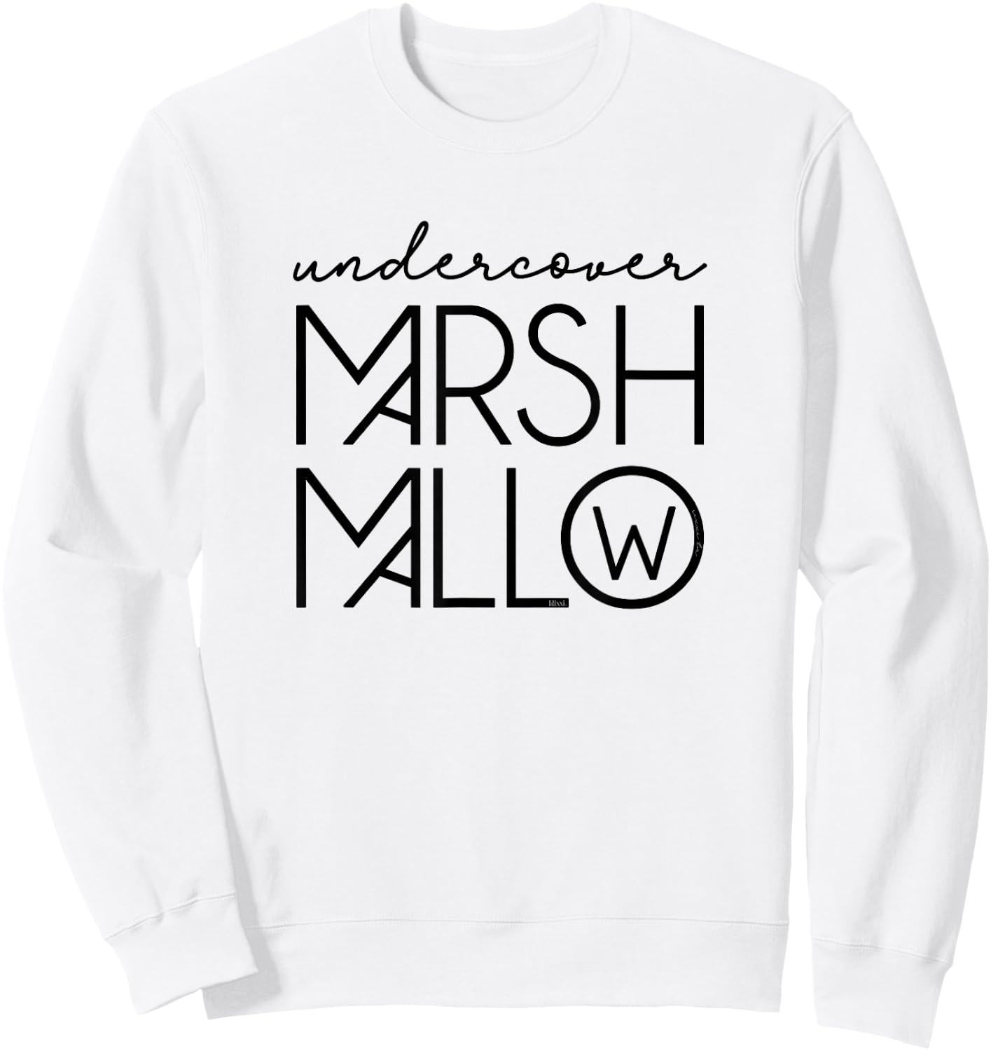 Marshmallow Undercover Costume Cool Alternative Sweatshirt - Sweatshirt | White