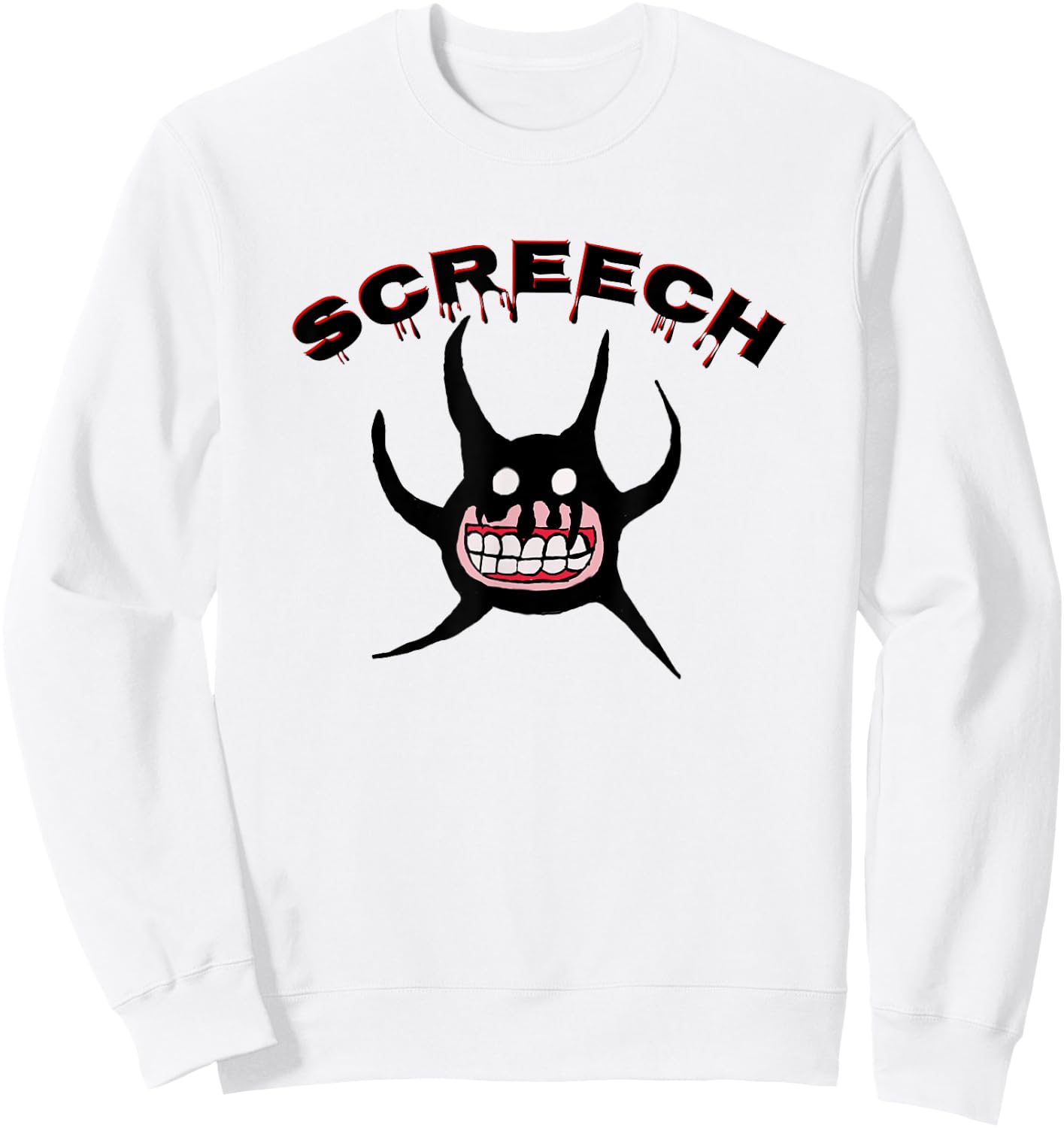 Screech Horror Game Doors Monster for Kids & Fans Sweatshirt - Sweatshirt | White