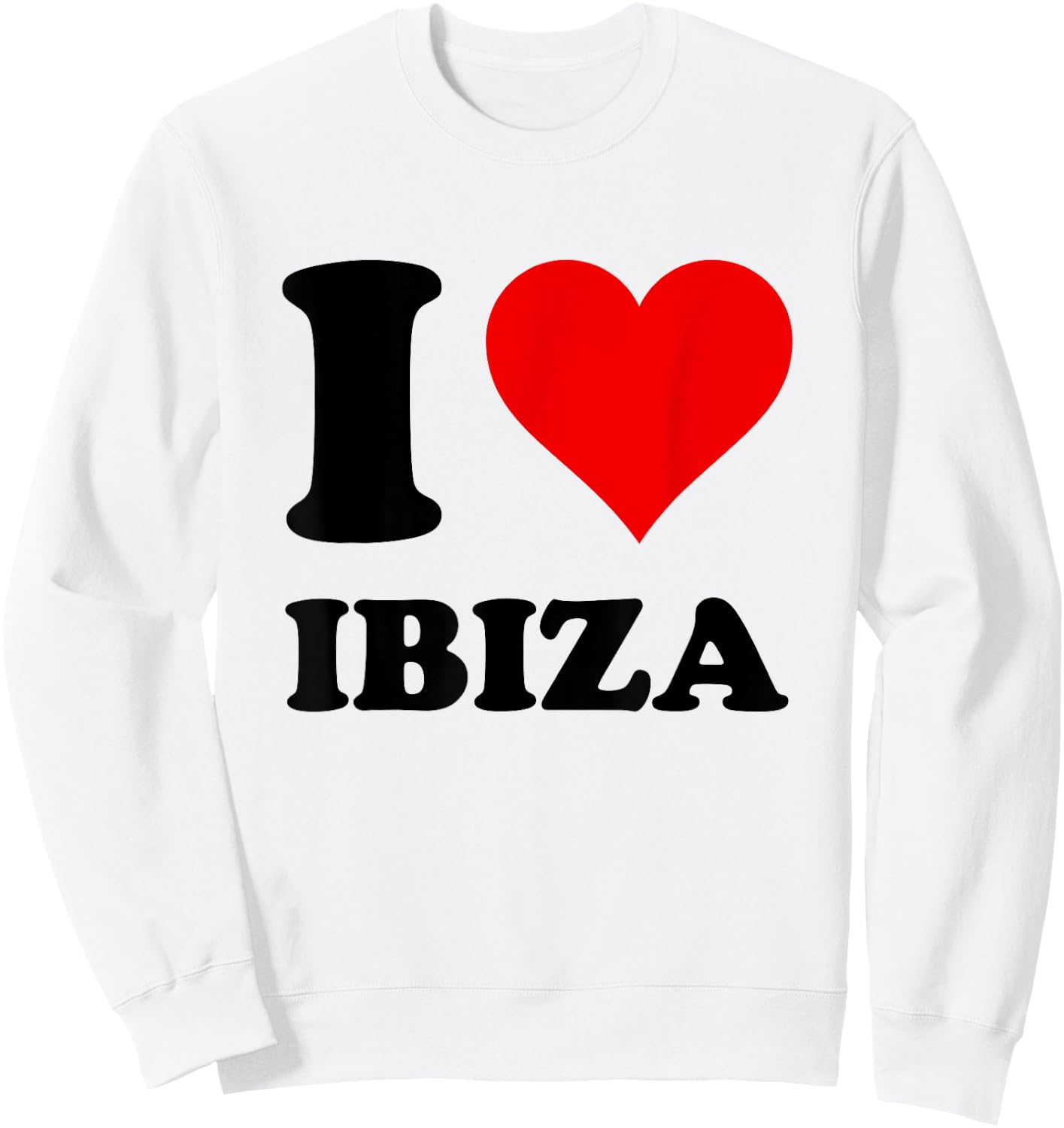 I Love Ibiza Sweatshirt - Sweatshirt | White