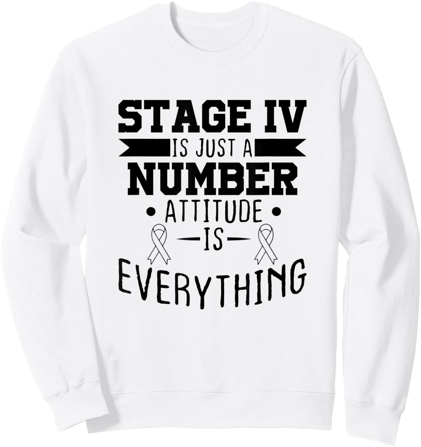 Funny Metastatic Breast Cancer Metastatic AF Chemo Stage Sweatshirt - Sweatshirt | White
