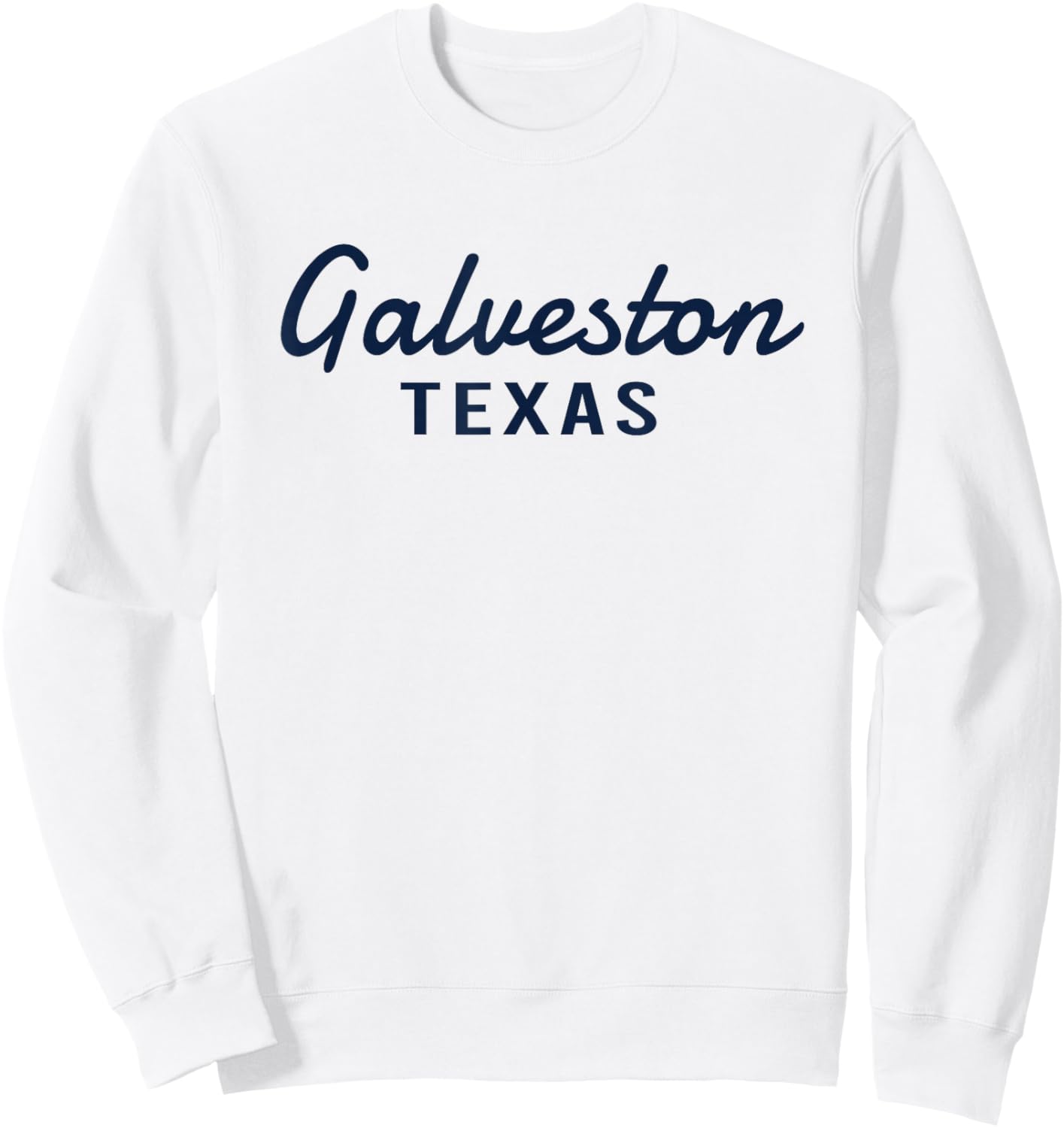 Galveston - Texas - Throwback Design - Classic Sweatshirt - Sweatshirt | White