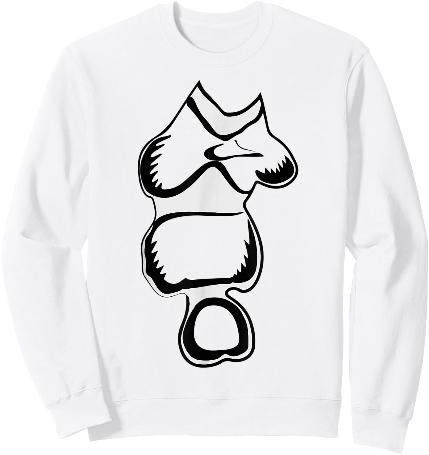 Clown Fish Easy DIY Costume Clownfish Lazy DIY Halloween Sweatshirt - Sweatshirt | White