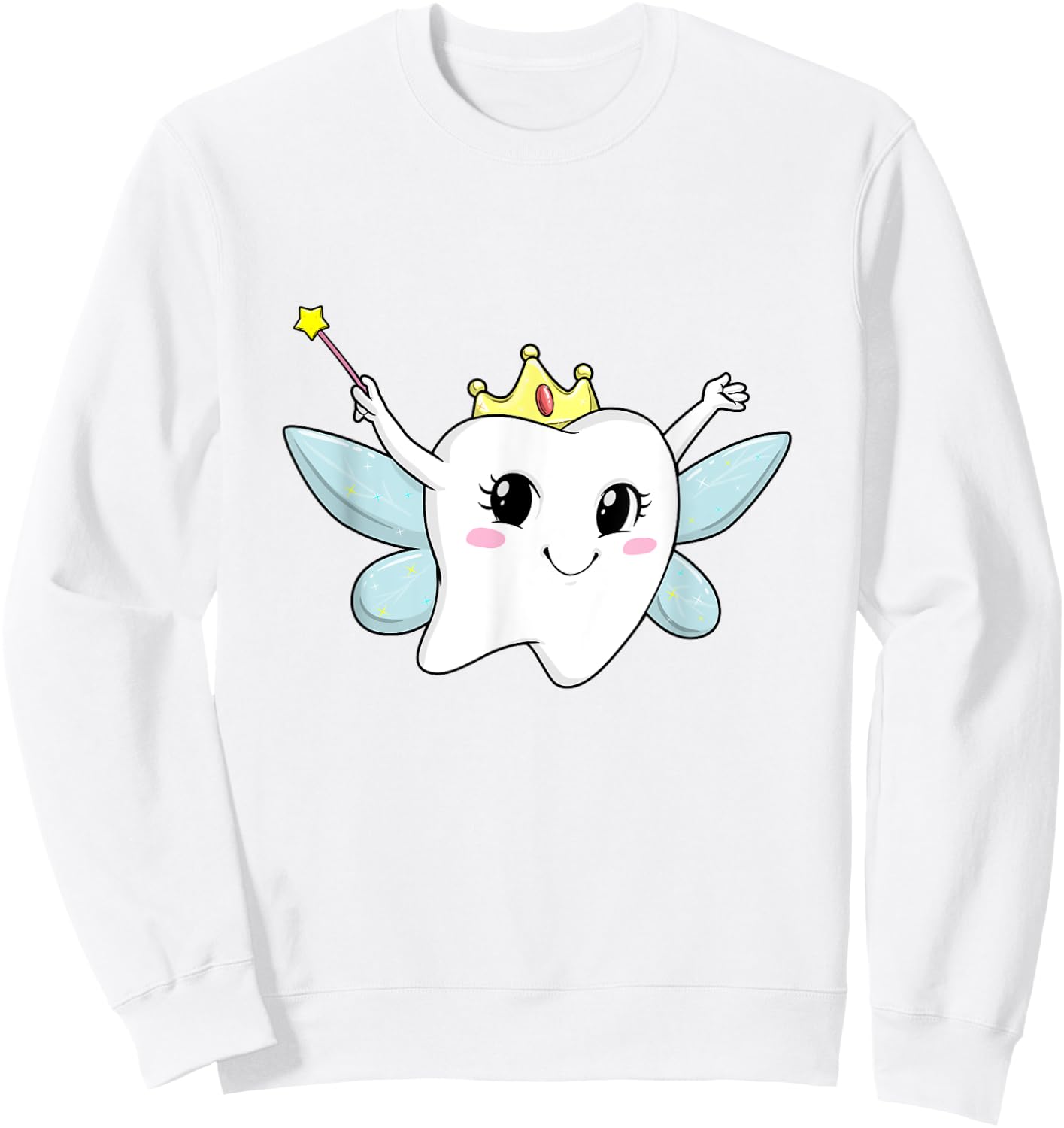 Fancy Dress Costume Tooth Fairy Dentist Girl Sweatshirt - Sweatshirt | White