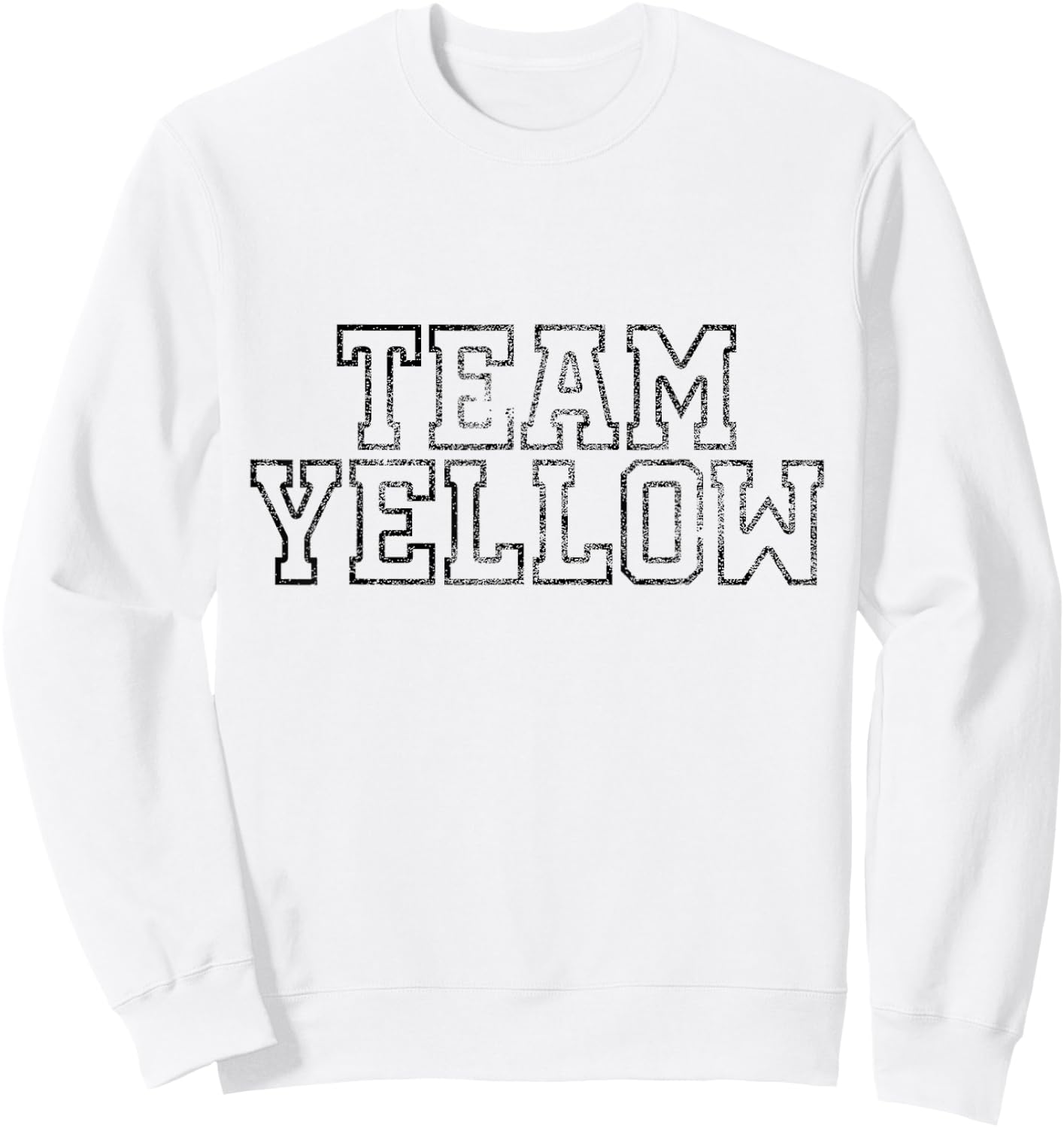 Sleepaway Summer Camp Color war Yellow Team Spirit Kids Sweatshirt - Sweatshirt | White