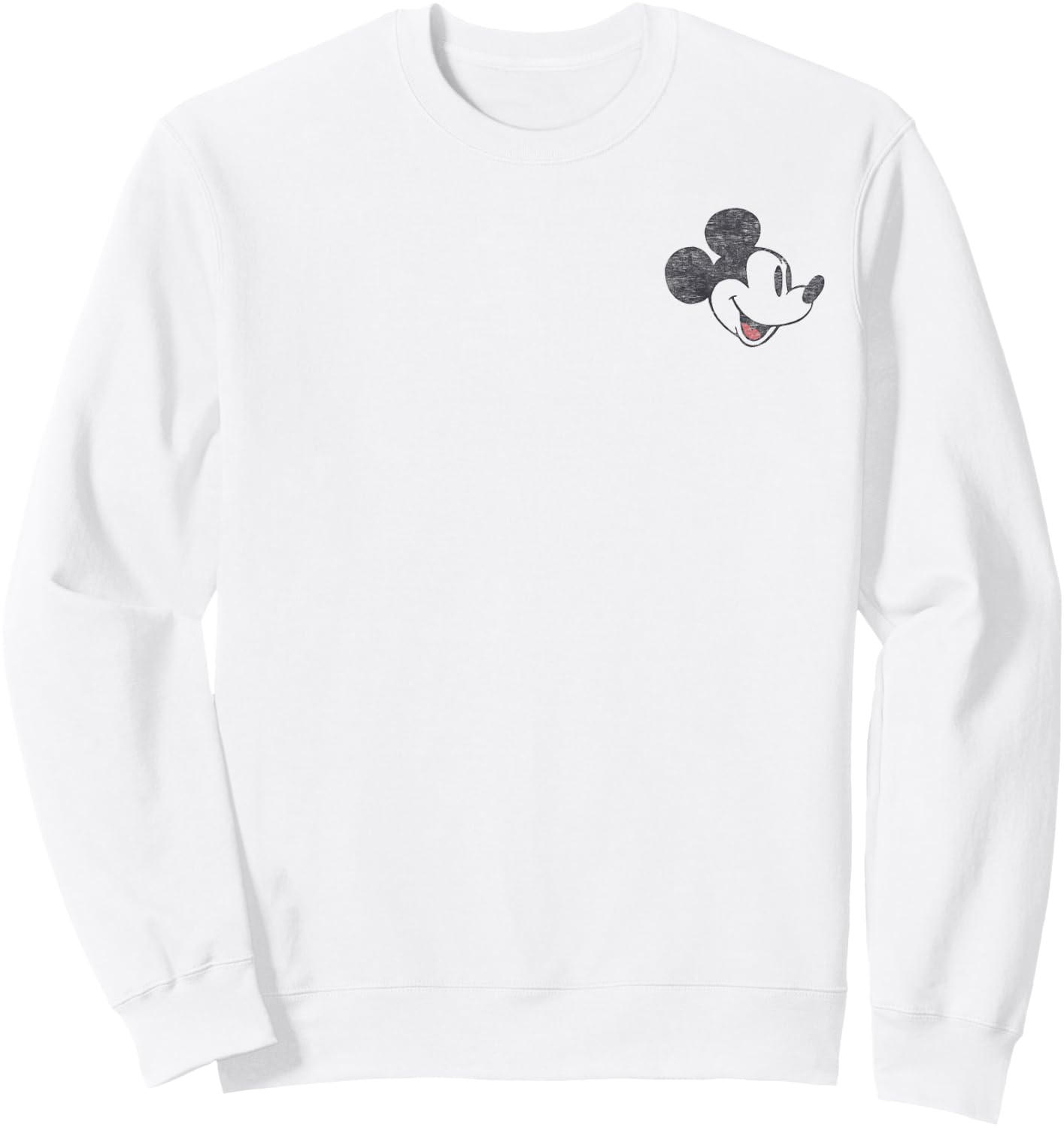 Disney Mickey and Friends Classic Mickey Front & Back Sweatshirt - Sweatshirt | White