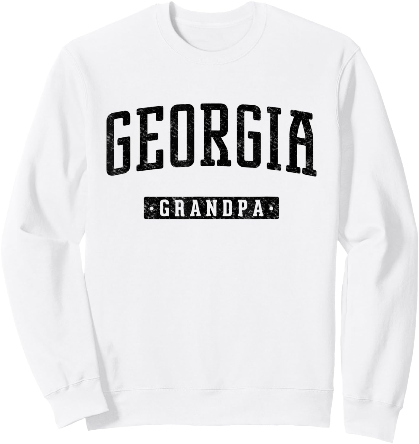 Georgia Grandpa Vintage Sweatshirt - Sweatshirt | White