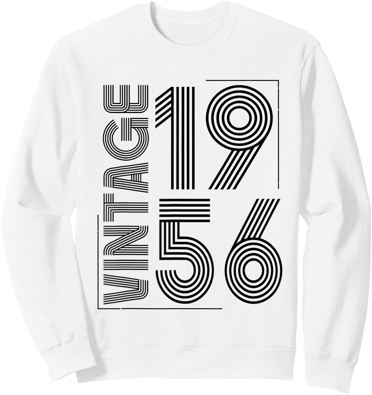 Vintage 1956 T Shirts Retro Funny 1956 Birthday Sweatshirt - Sweatshirt | White