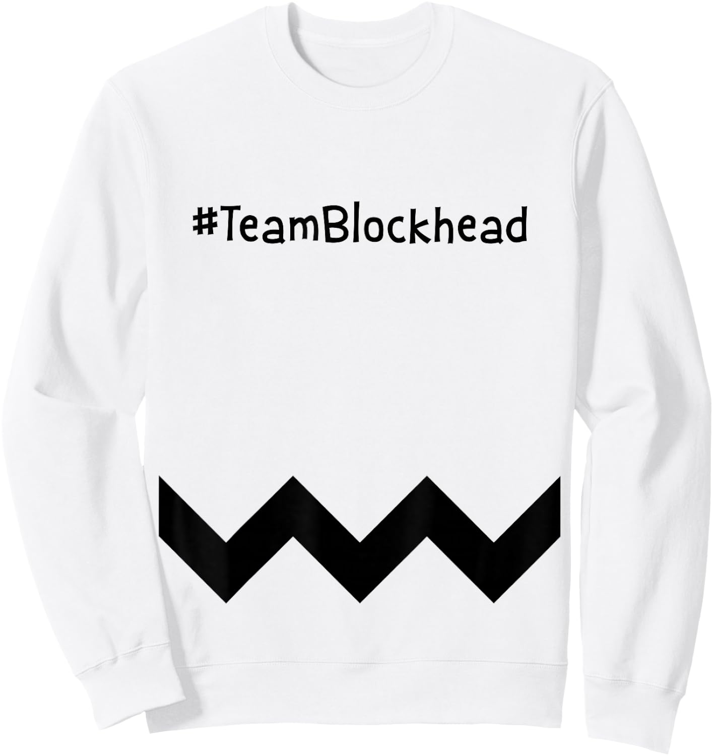 Team Blockhead Sweatshirt - Sweatshirt | White