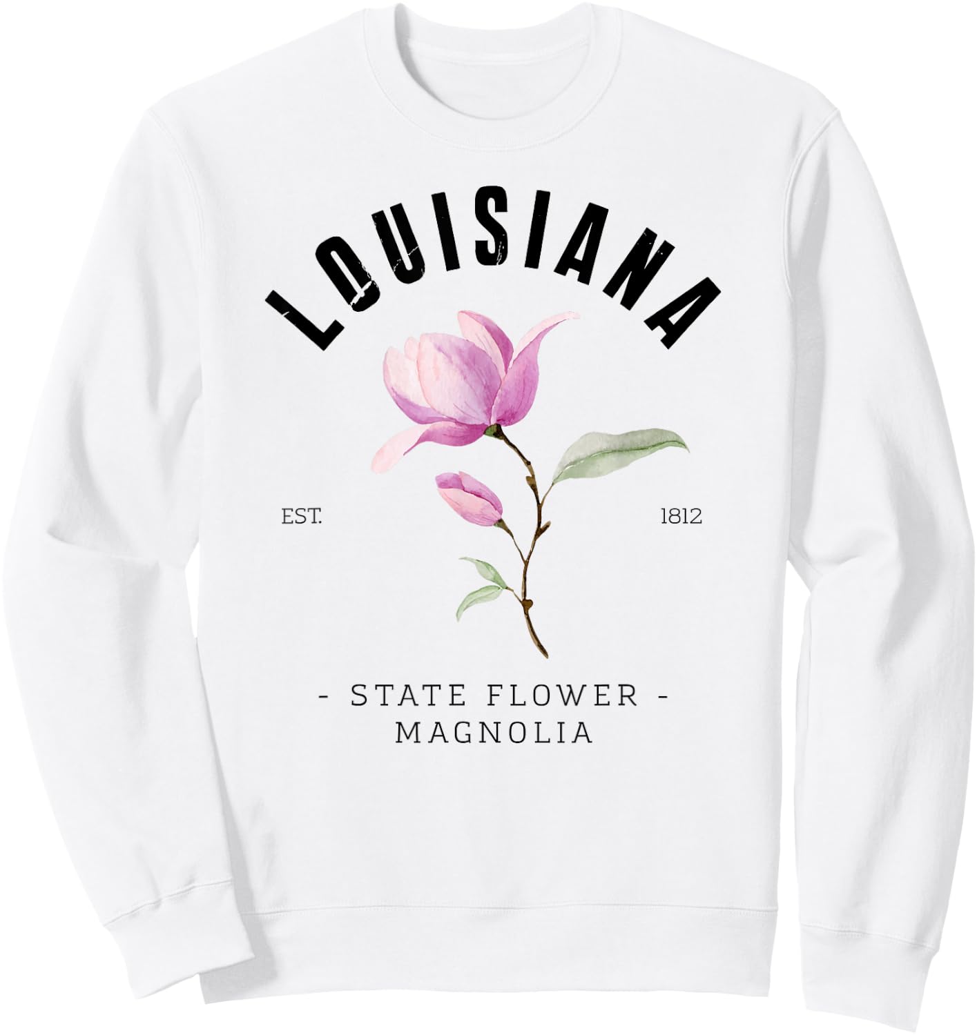 Louisiana travel gift Sweatshirt - Sweatshirt | White