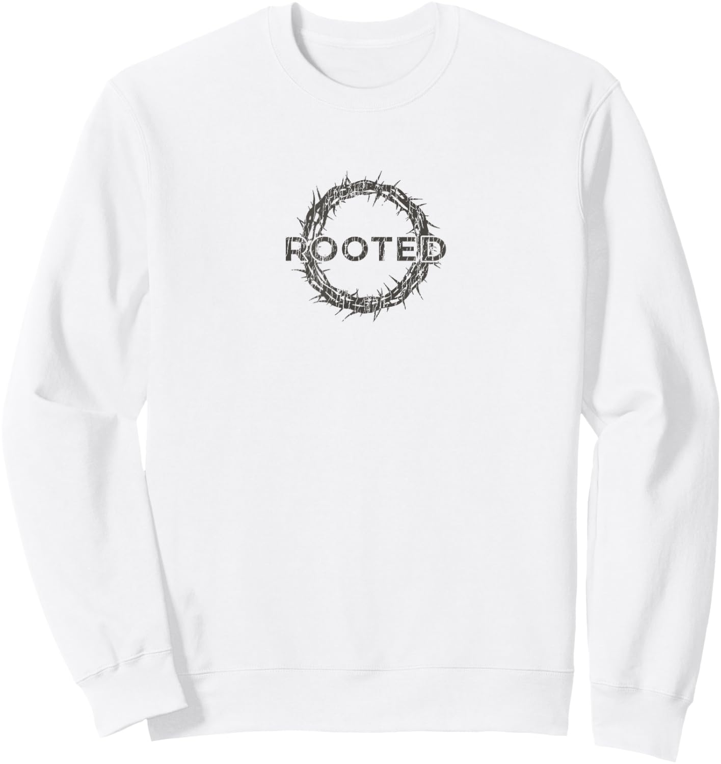 Rooted in Christ Sweatshirt - Sweatshirt | White