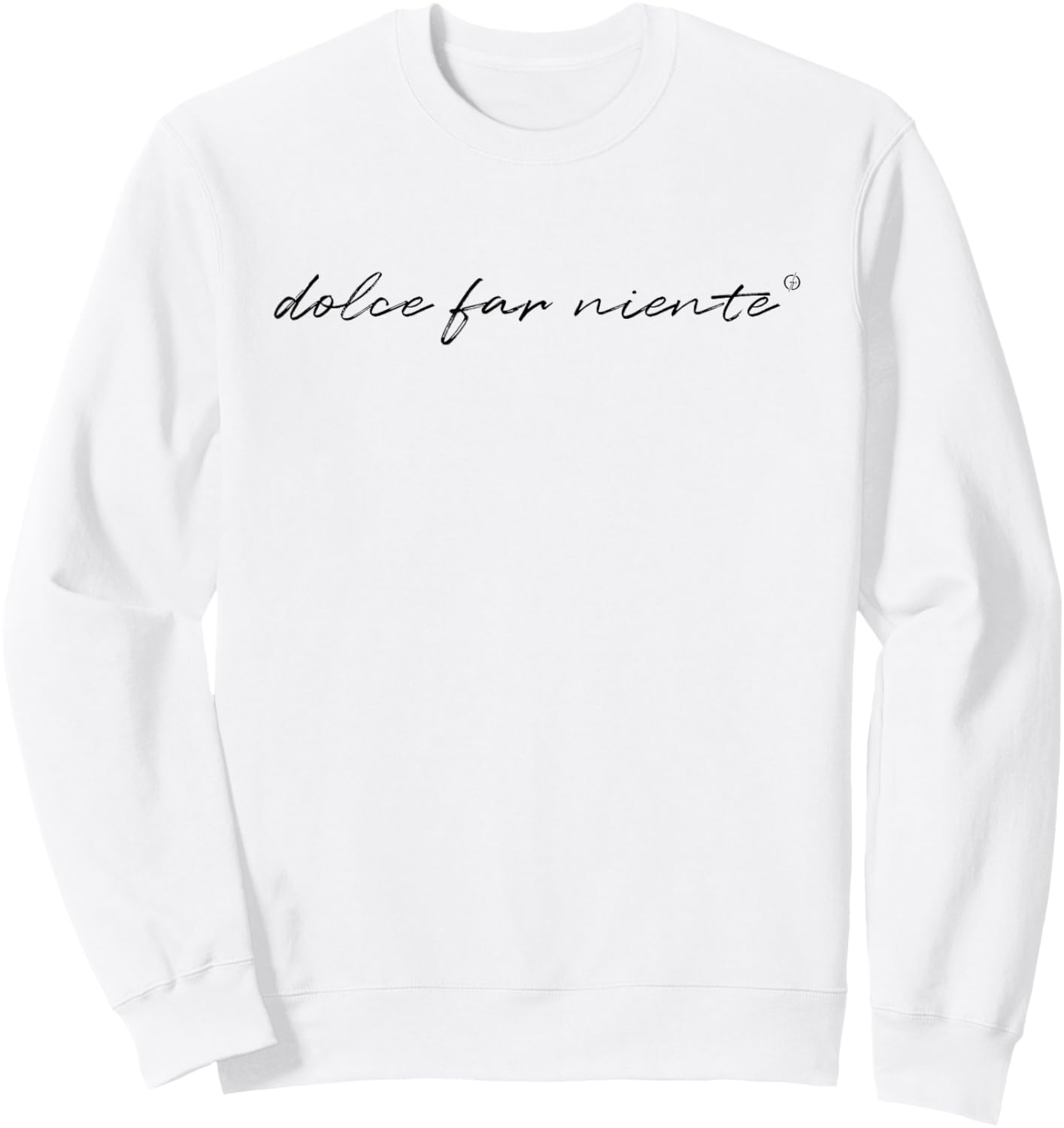 Atelier Gaudard Dolce Far Niente #16 - Peaceful Vacation Sweatshirt - Sweatshirt | White