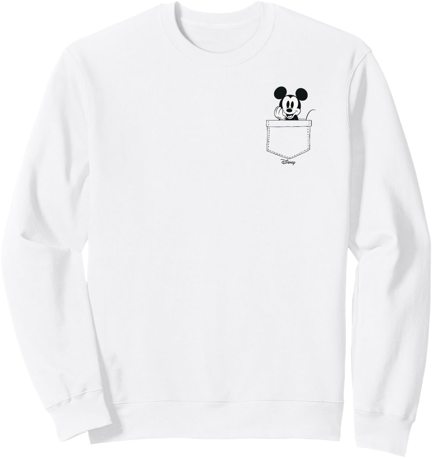 Disney - Mickey Pocket Peek Sweatshirt - Sweatshirt | White
