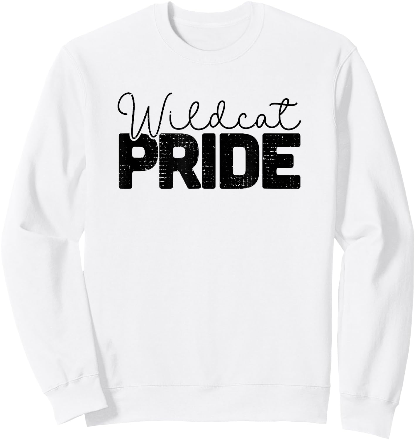 Wildcat Pride - Vintage Grunge Women Sweatshirt - Sweatshirt | White