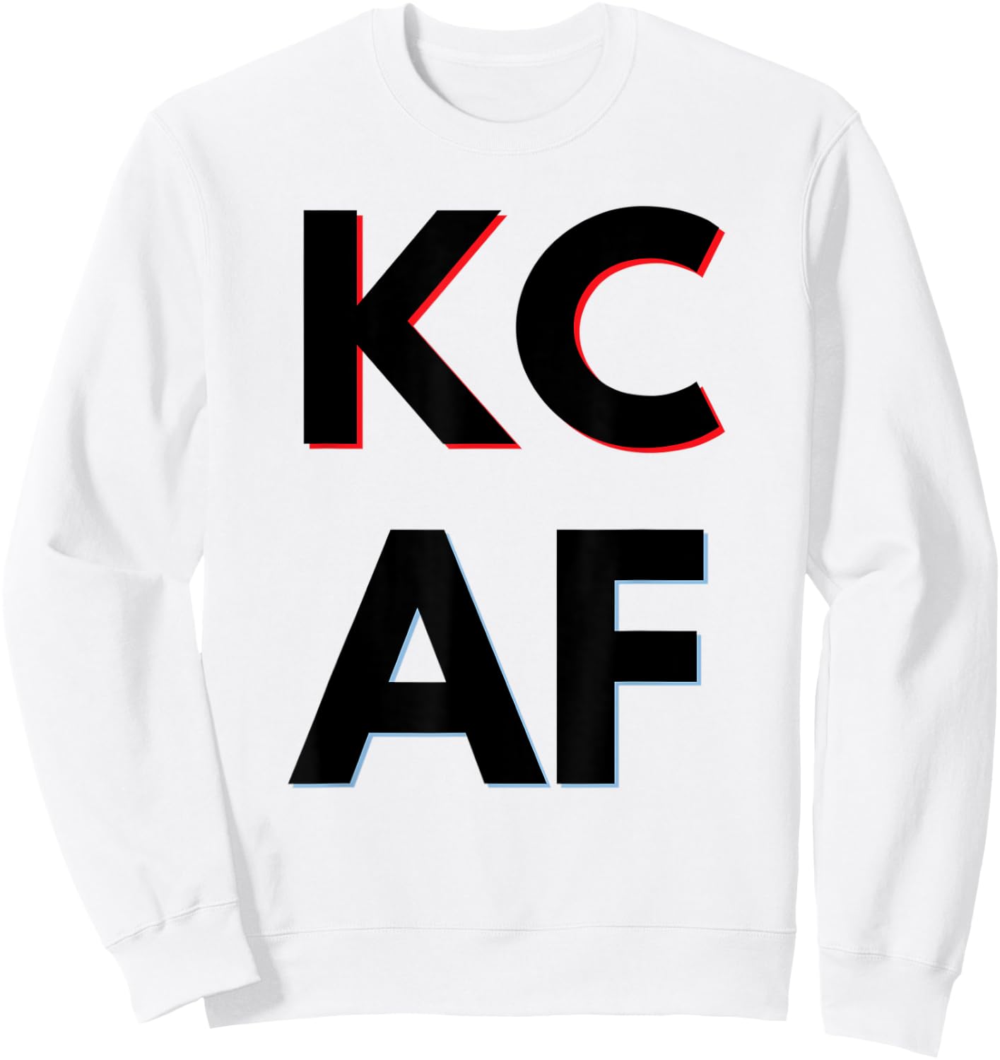 KC AF - Kansas City Missouri Sweatshirt - Sweatshirt | White