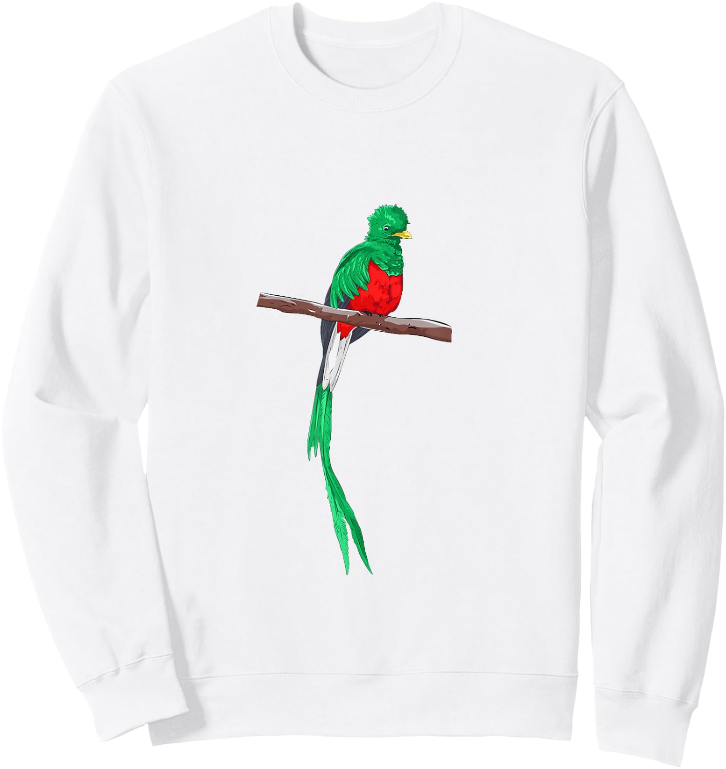 QUETZAL bird Sweatshirt - Sweatshirt | White