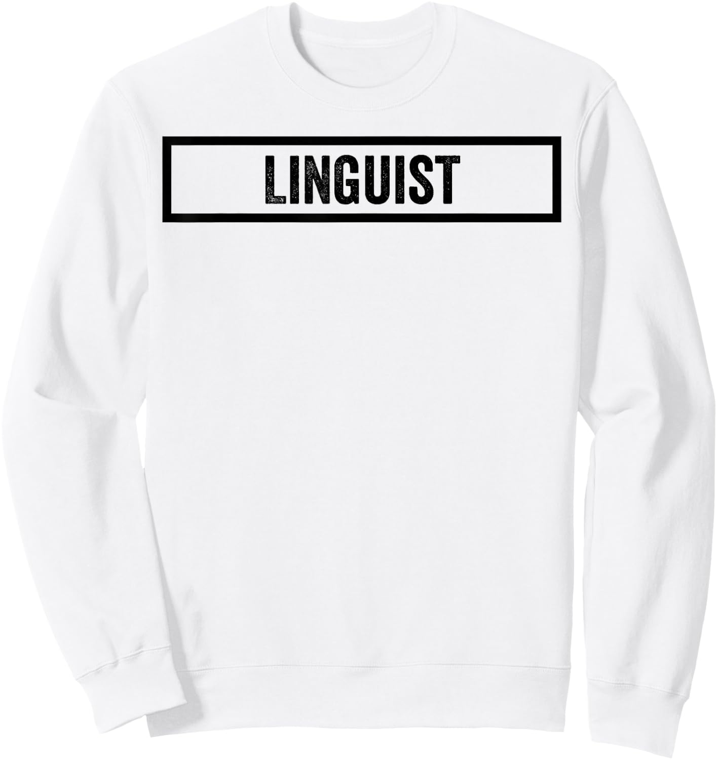 Linguist Sweatshirt - Sweatshirt | White