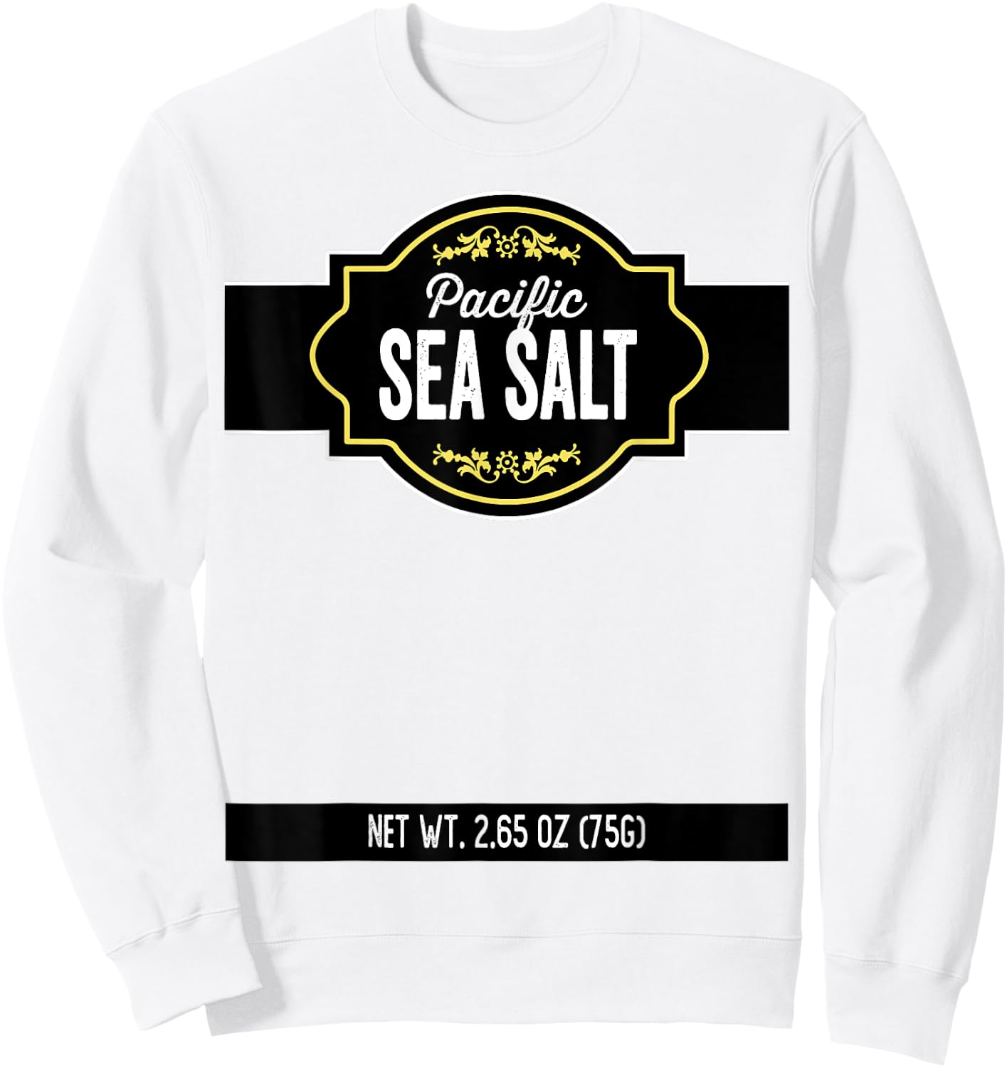 Pacific Sea Salt Spice Rack Simple Halloween Team Costume Sweatshirt - Sweatshirt | White