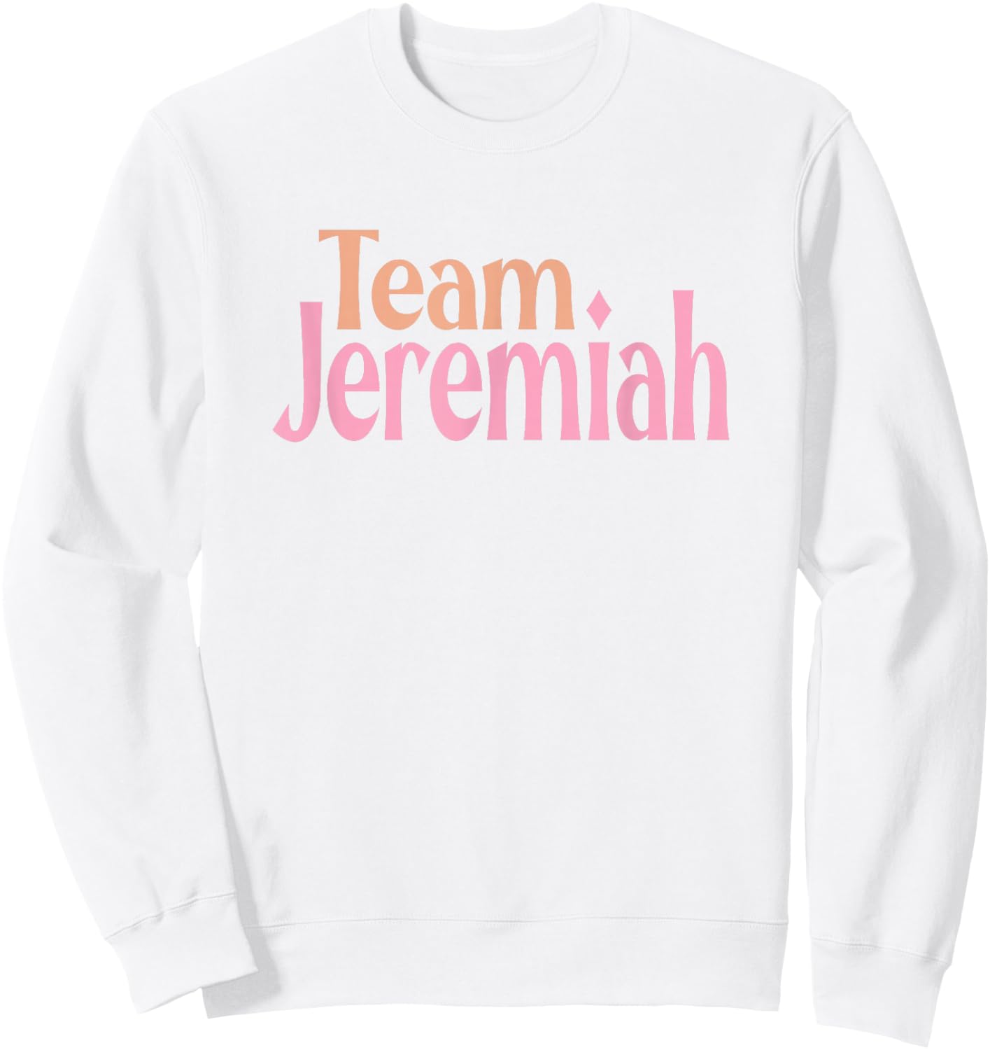 Team Jeremiah Sweatshirt - Sweatshirt | White